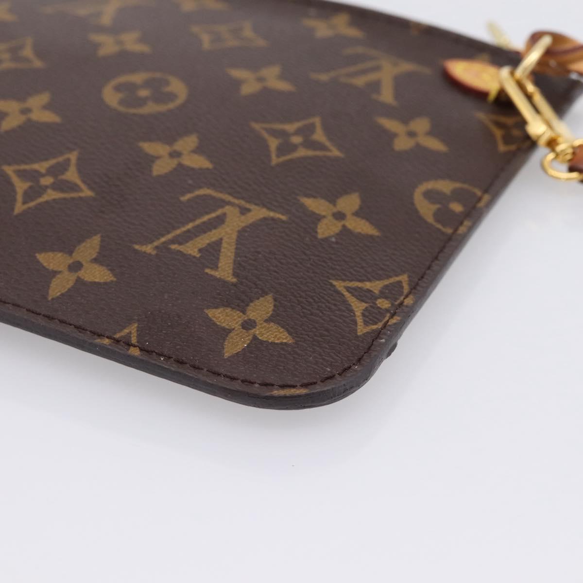 LOUIS VUITTON Monogram Neverfull MM Pouch Accessory Pouch LV Auth 208206