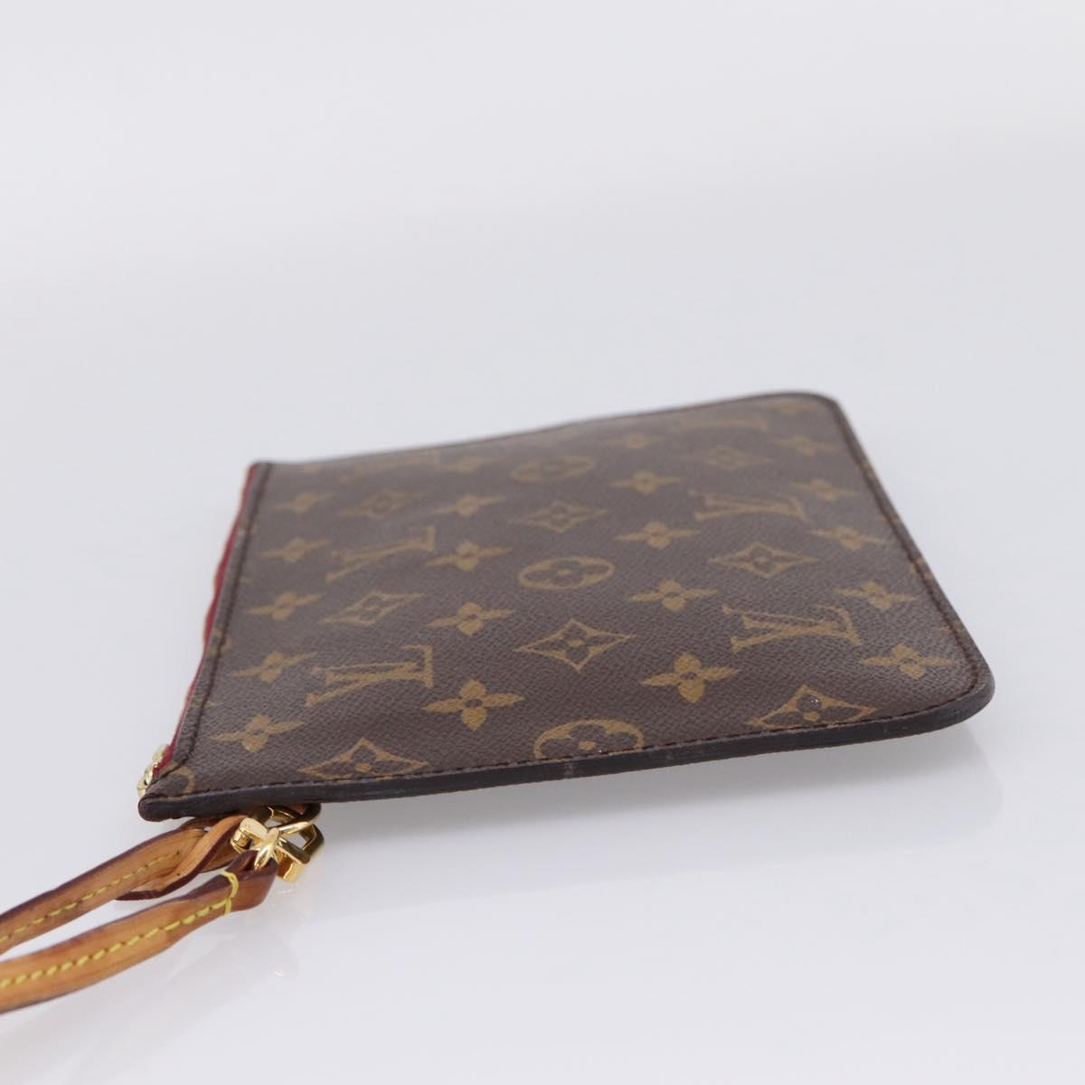 LOUIS VUITTON Monogram Neverfull MM Pouch Accessory Pouch LV Auth 208206