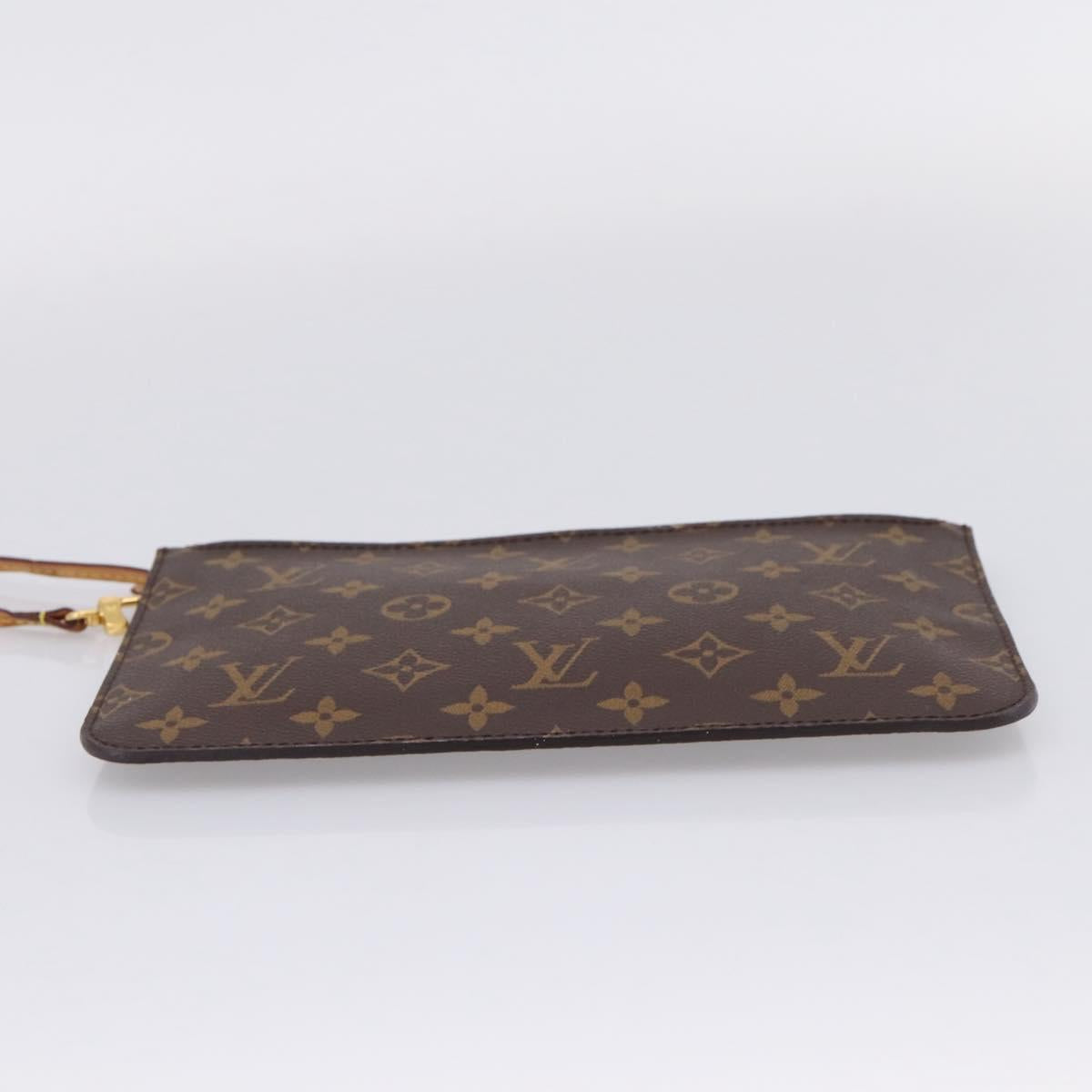 LOUIS VUITTON Monogram Neverfull MM Pouch Accessory Pouch LV Auth 208206
