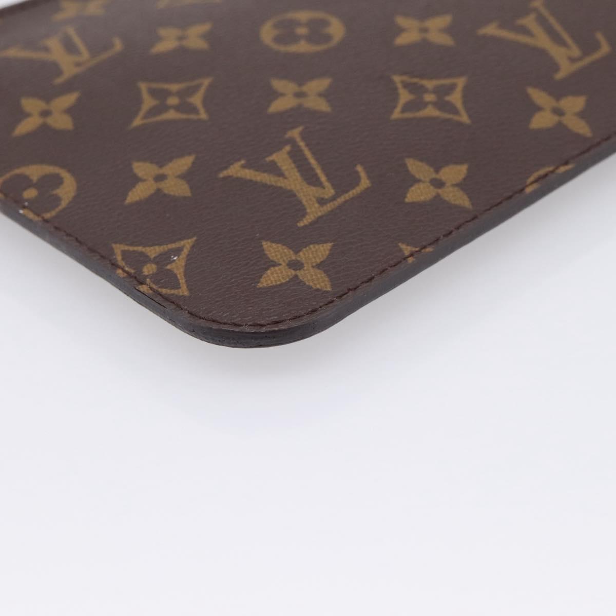 LOUIS VUITTON Monogram Neverfull MM Pouch Accessory Pouch LV Auth 208206