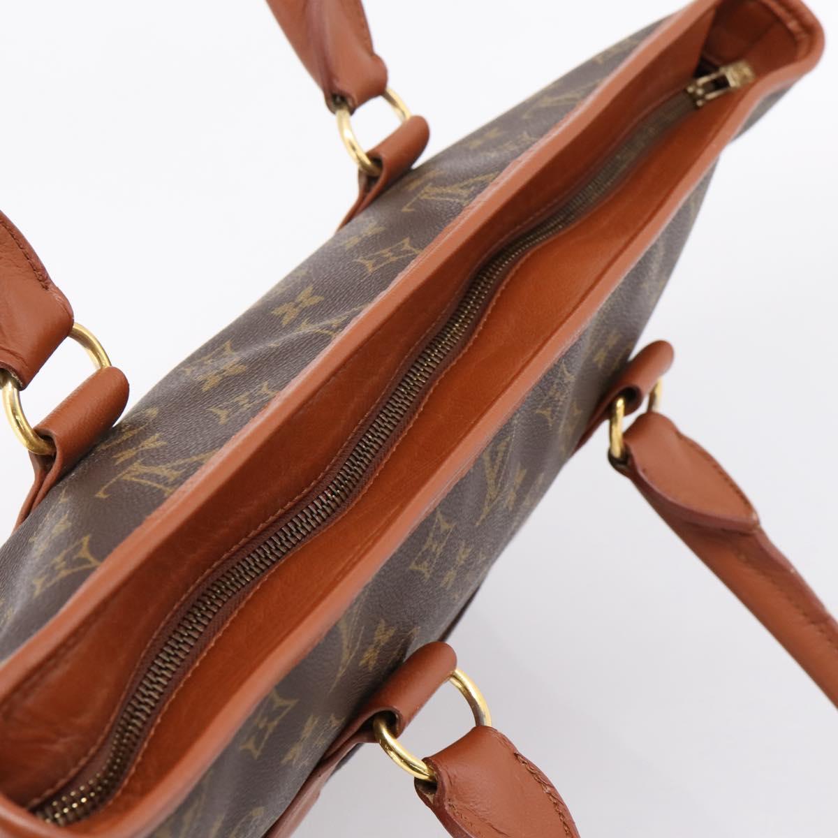 LOUIS VUITTON Monogram Sac Weekend PM Hand Bag M42425 LV Auth 208211