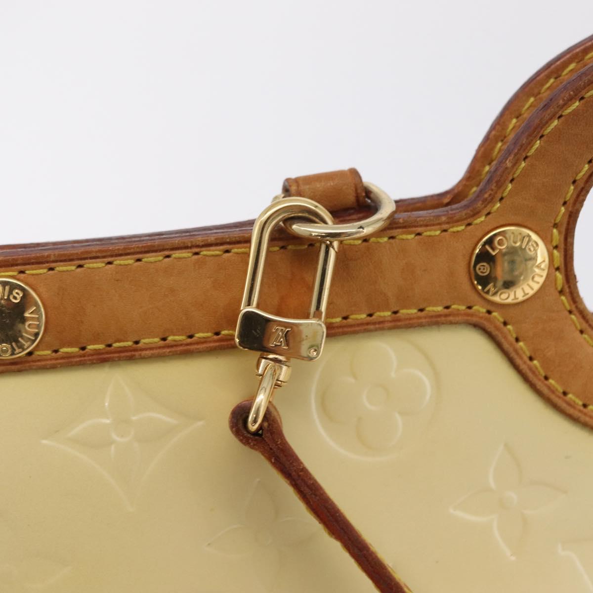 LOUIS VUITTON Monogram Vernis Roxbury Drive Bag 2Way Perle M91374 LV Auth 208226