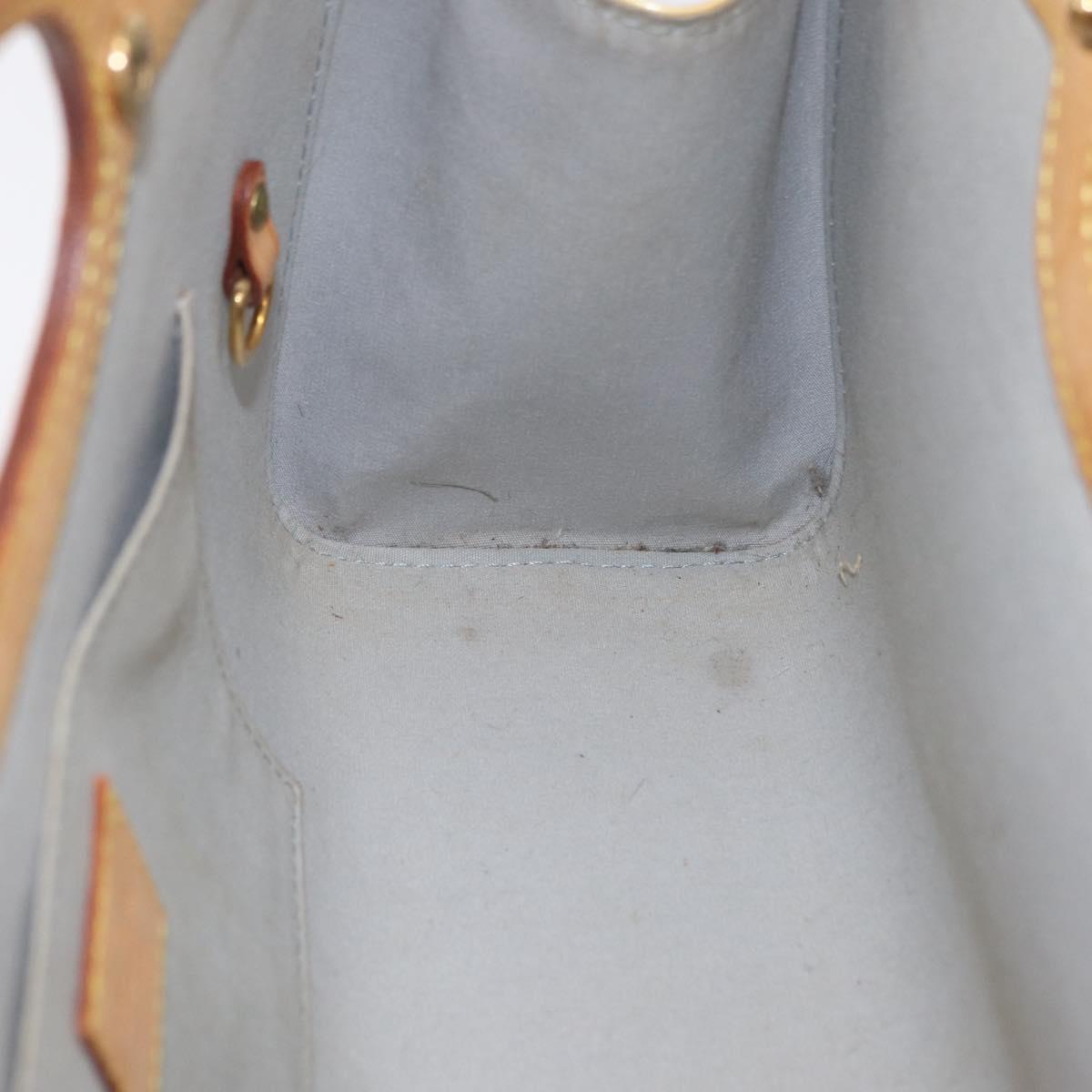 LOUIS VUITTON Monogram Vernis Roxbury Drive Bag 2Way Perle M91374 LV Auth 208226