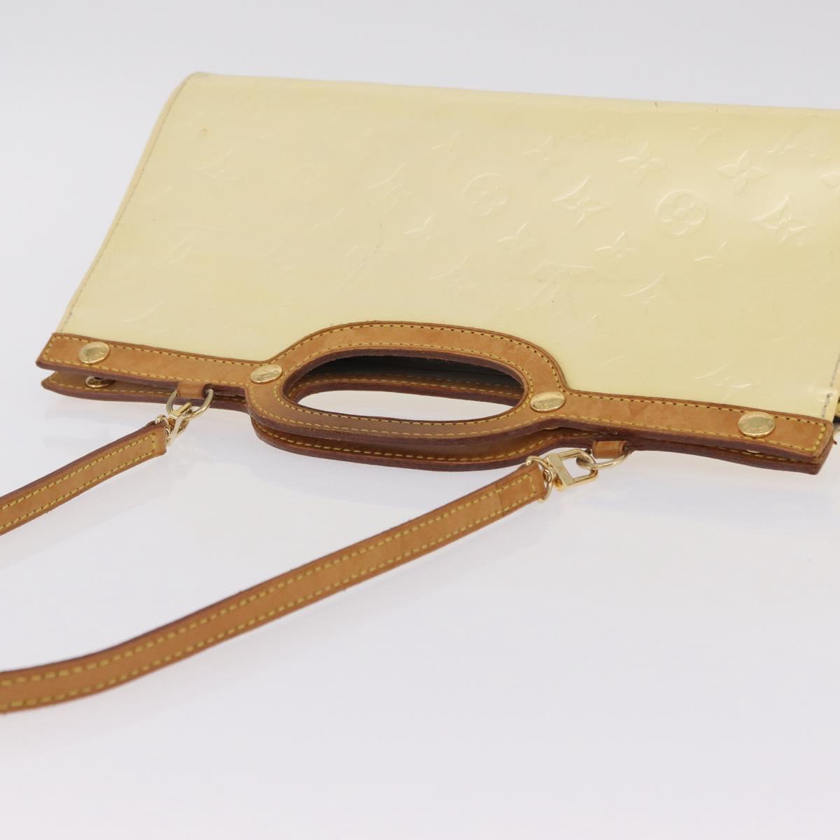 LOUIS VUITTON Monogram Vernis Roxbury Drive Bag 2Way Perle M91374 LV Auth 208226