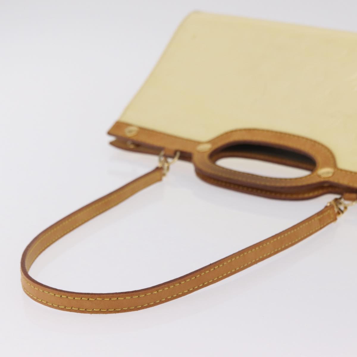 LOUIS VUITTON Monogram Vernis Roxbury Drive Bag 2Way Perle M91374 LV Auth 208226