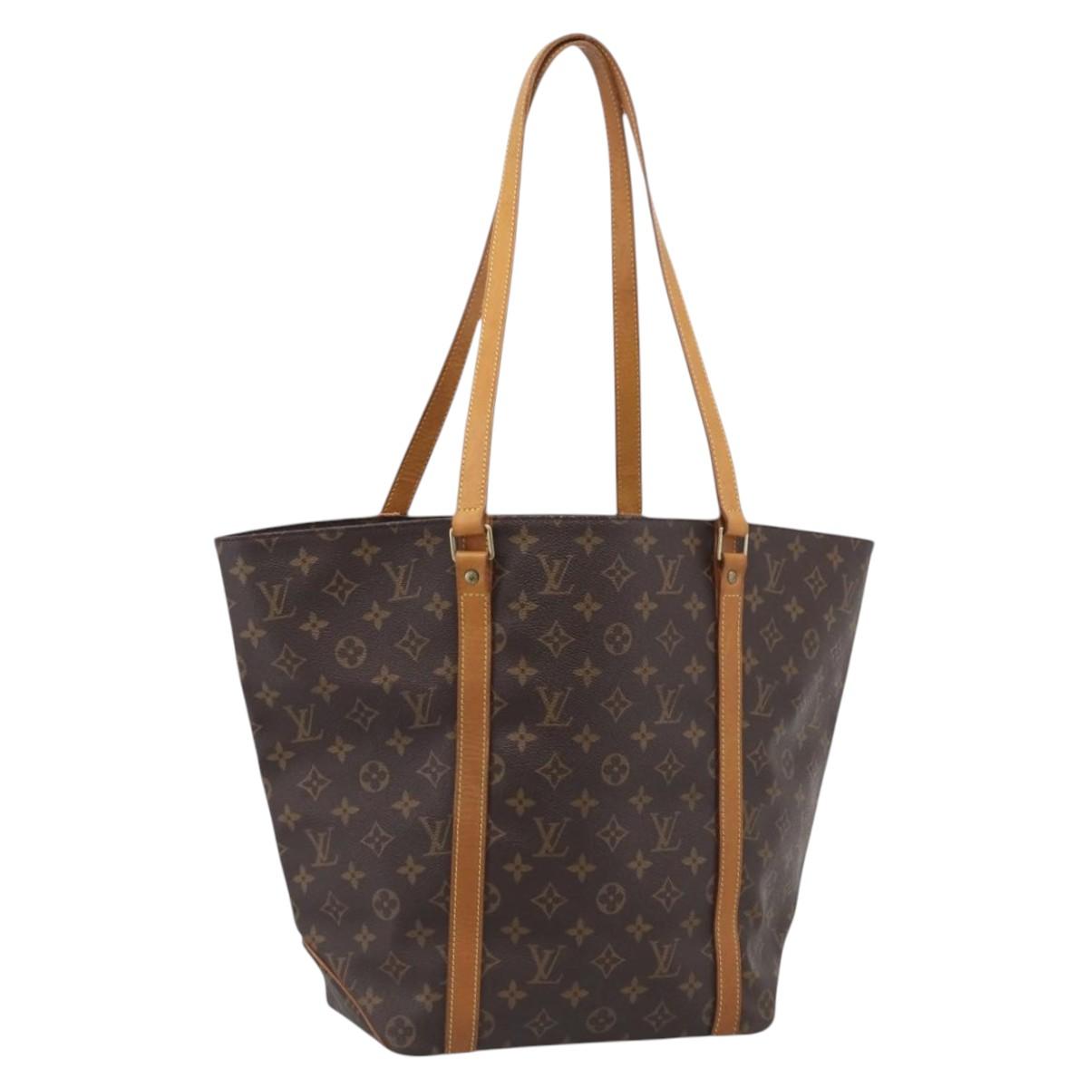 LOUIS VUITTON Monogram Sac Shopping Tote Bag M51108 LV Auth 208227A