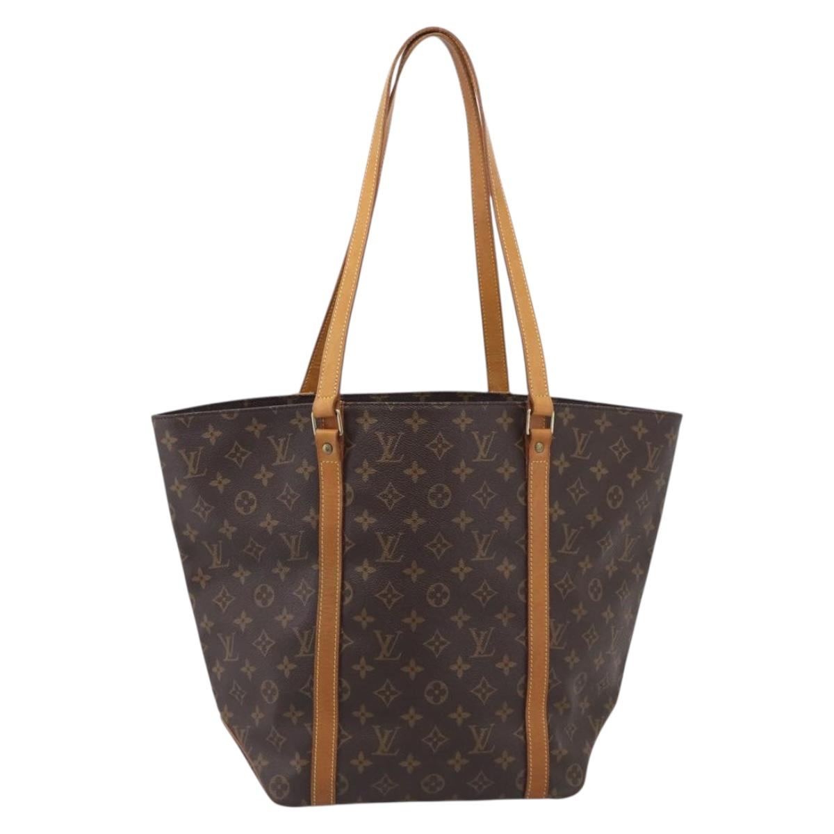 LOUIS VUITTON Monogram Sac Shopping Tote Bag M51108 LV Auth 208227A