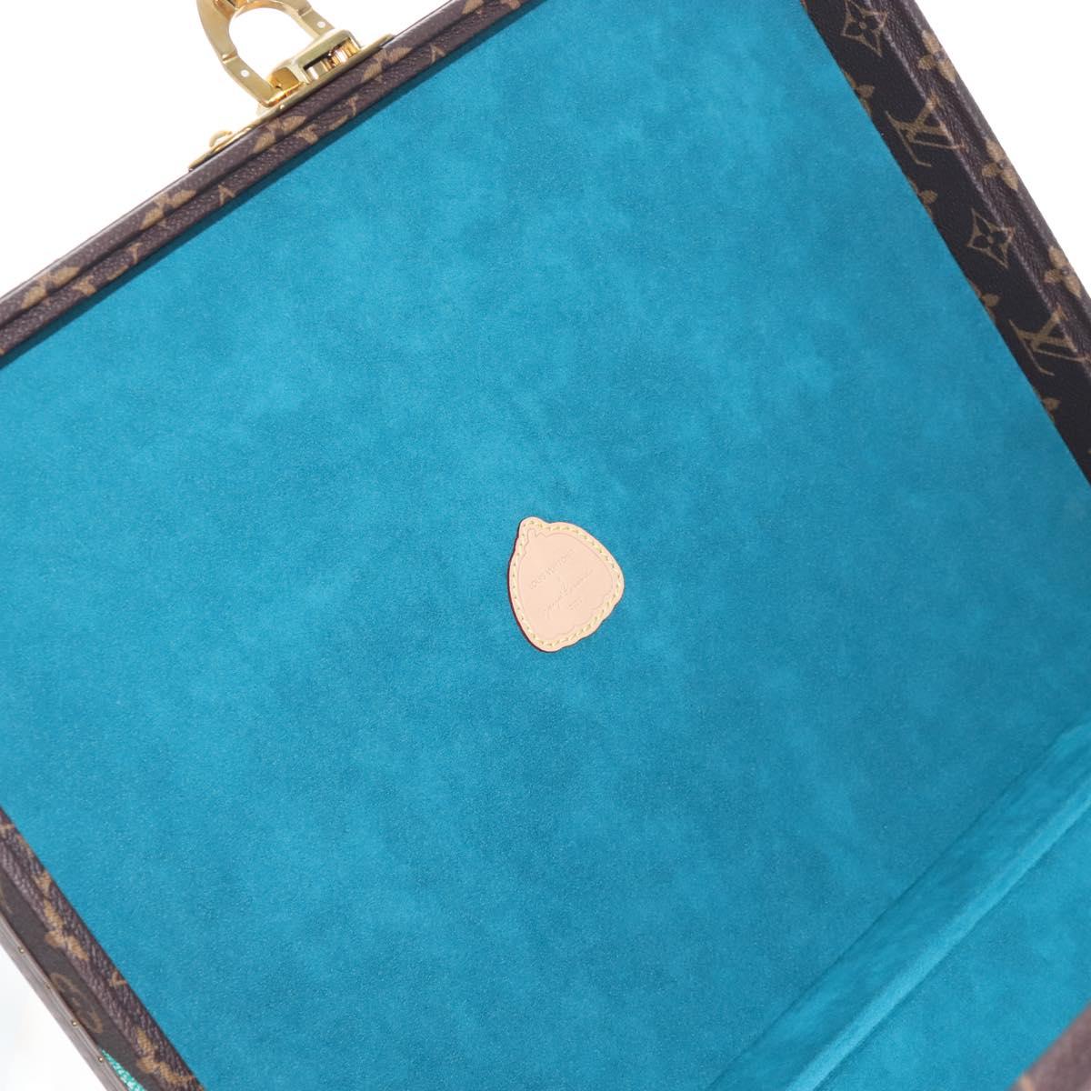 LOUIS VUITTON Monogram LVxYK Cotoville 40 Trunk Blue M10156 LV Auth 208249SM