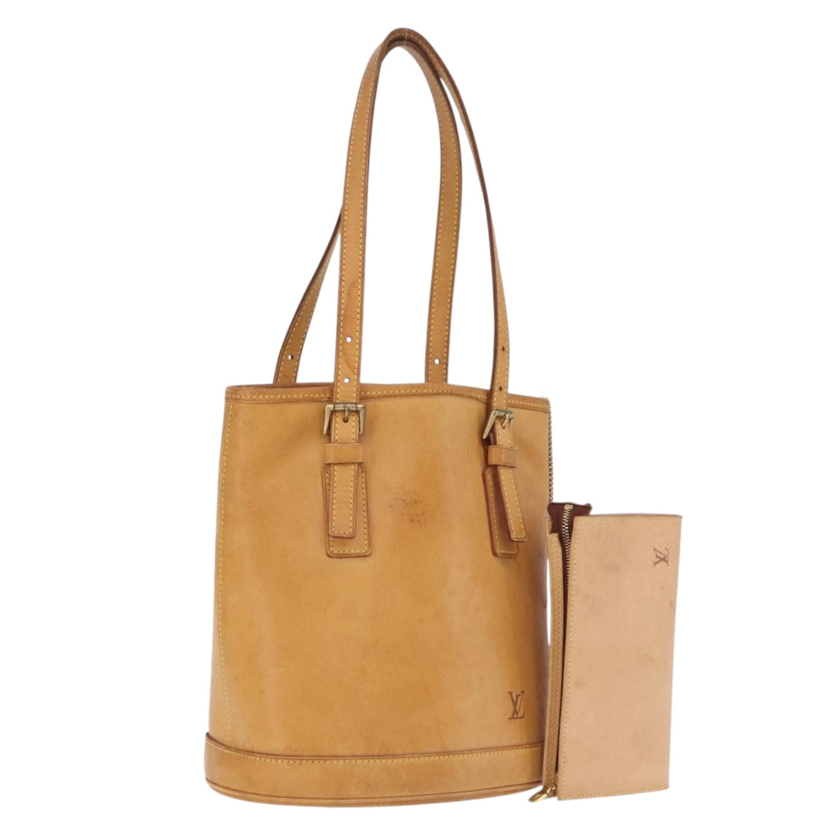 LOUIS VUITTON Nomad Male Ventiem Bag 20th Anniversary Beige M99070 Auth 208255A