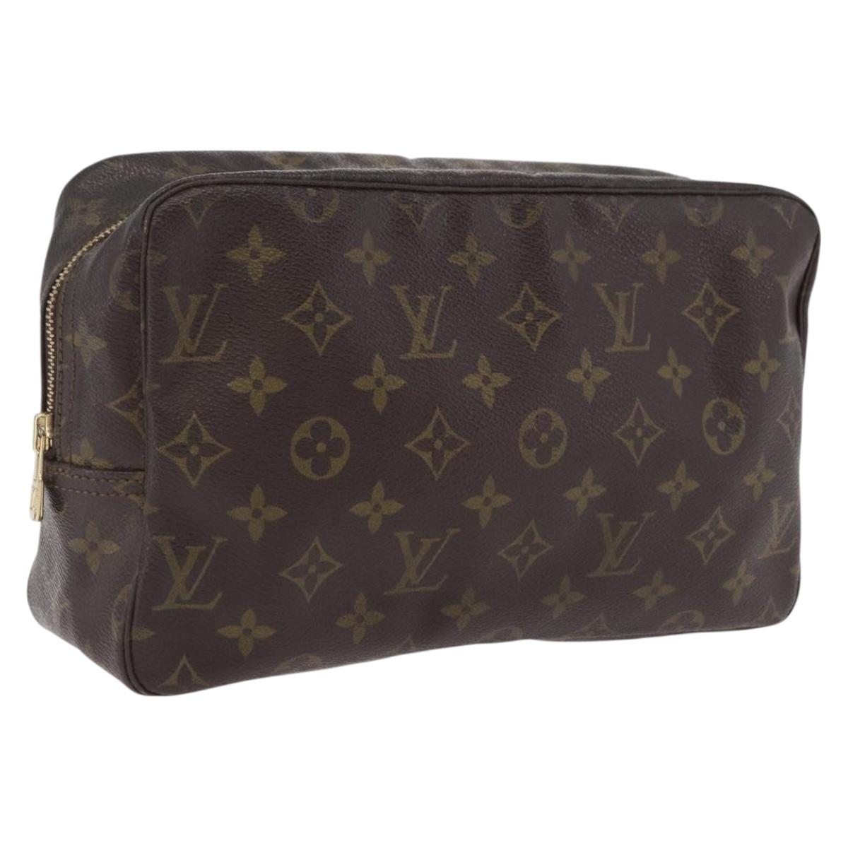 LOUIS VUITTON Monogram Trousse Toilette 28 Clutch Bag M47522 LV Auth 208267