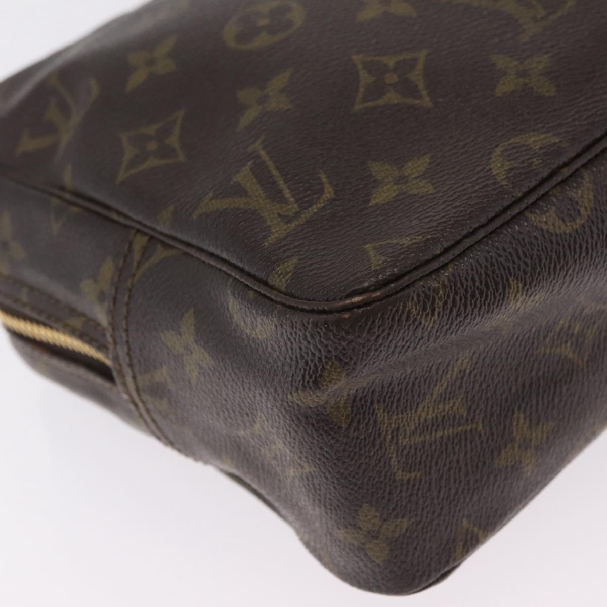 LOUIS VUITTON Monogram Trousse Toilette 28 Clutch Bag M47522 LV Auth 208267