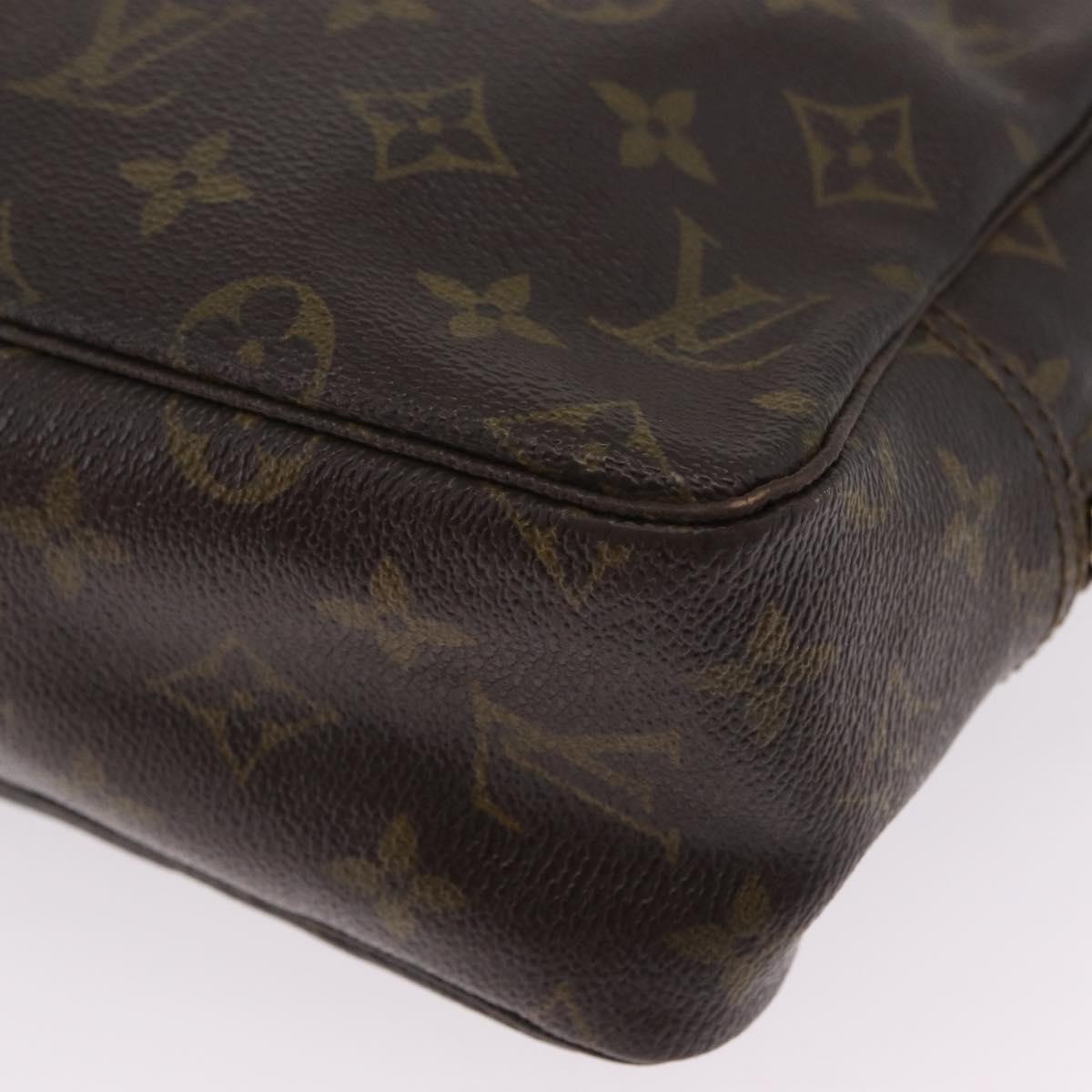 LOUIS VUITTON Monogram Trousse Toilette 28 Clutch Bag M47522 LV Auth 208267