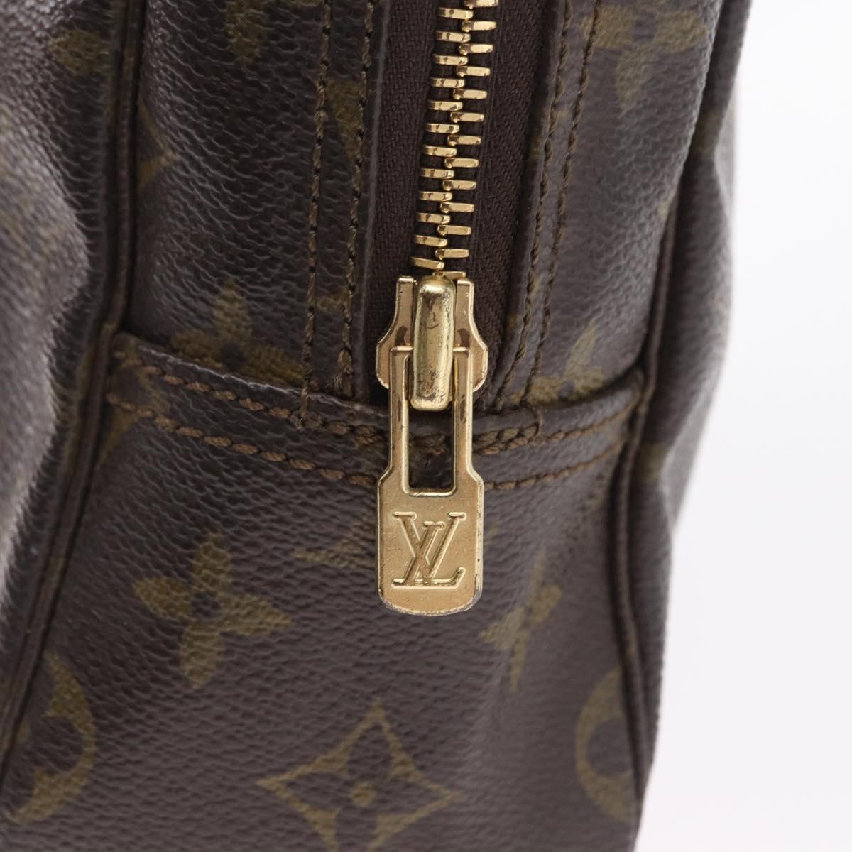 LOUIS VUITTON Monogram Trousse Toilette 28 Clutch Bag M47522 LV Auth 208267