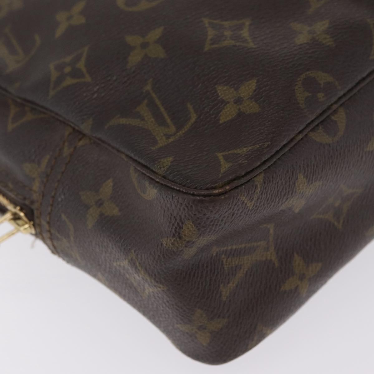 LOUIS VUITTON Monogram Trousse Toilette 28 Clutch Bag M47522 LV Auth 208267