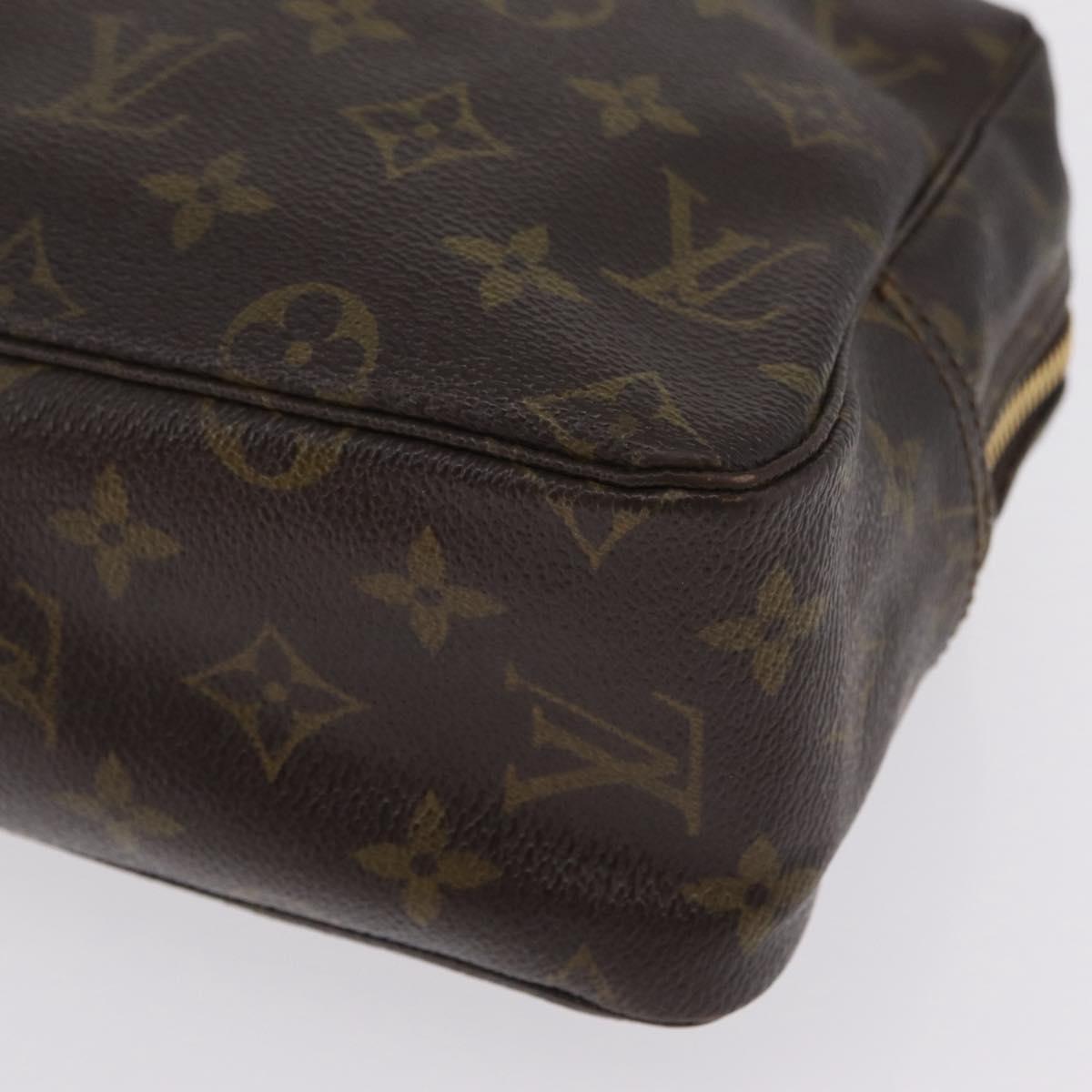 LOUIS VUITTON Monogram Trousse Toilette 28 Clutch Bag M47522 LV Auth 208267
