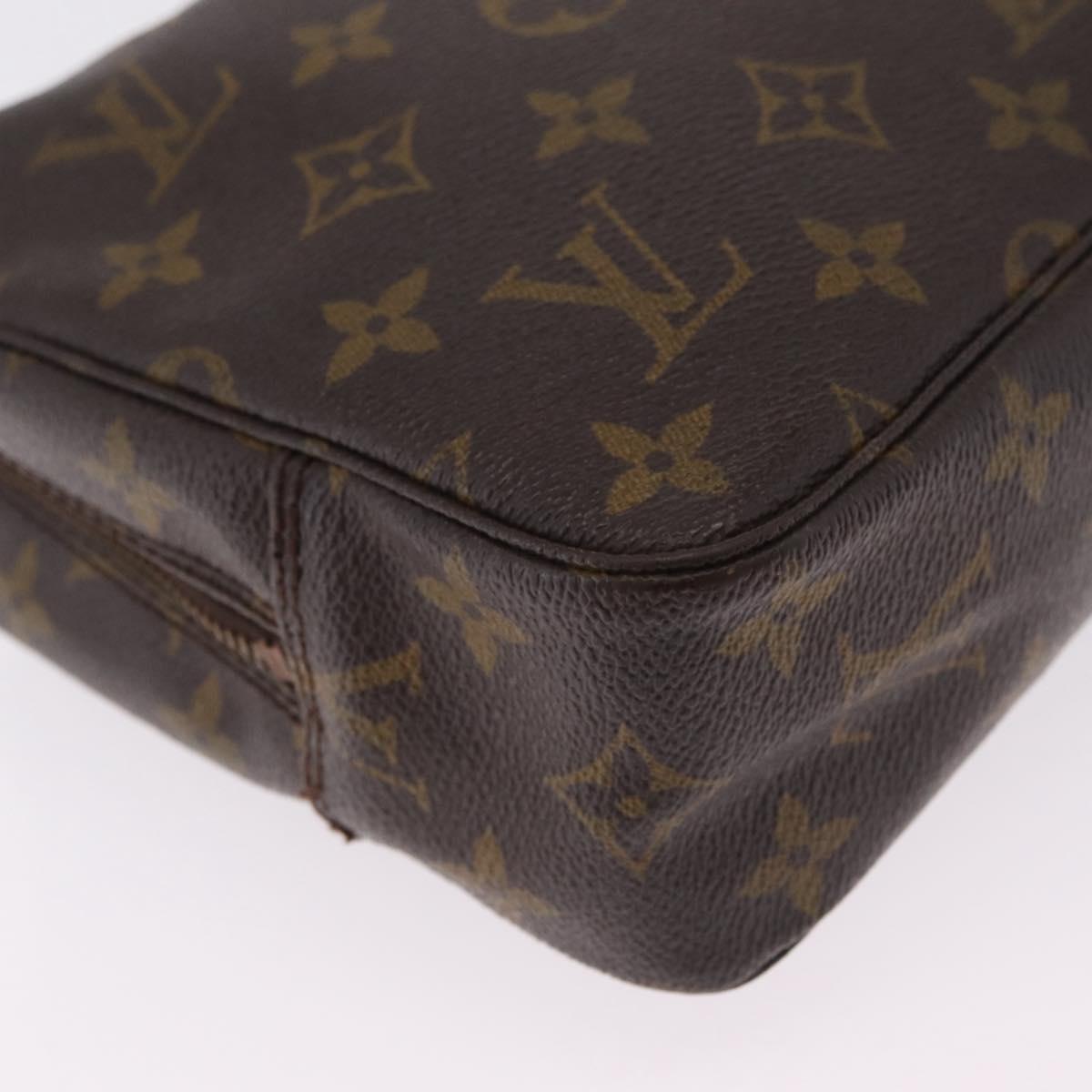 LOUIS VUITTON Monogram Trousse Toilette 23 Clutch Bag M47524 LV Auth 208270