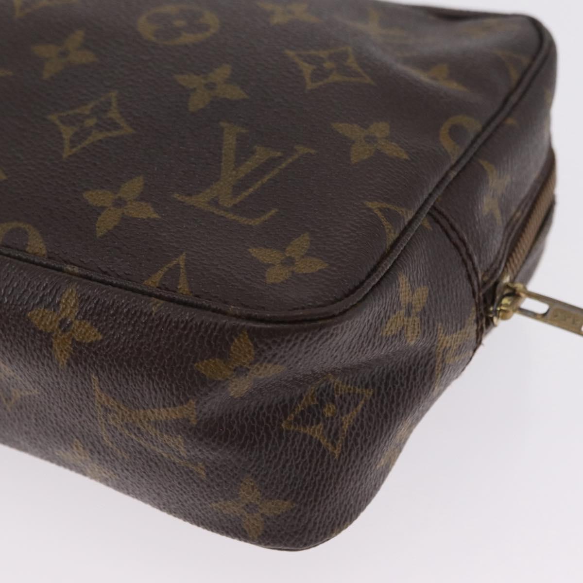 LOUIS VUITTON Monogram Trousse Toilette 23 Clutch Bag M47524 LV Auth 208270