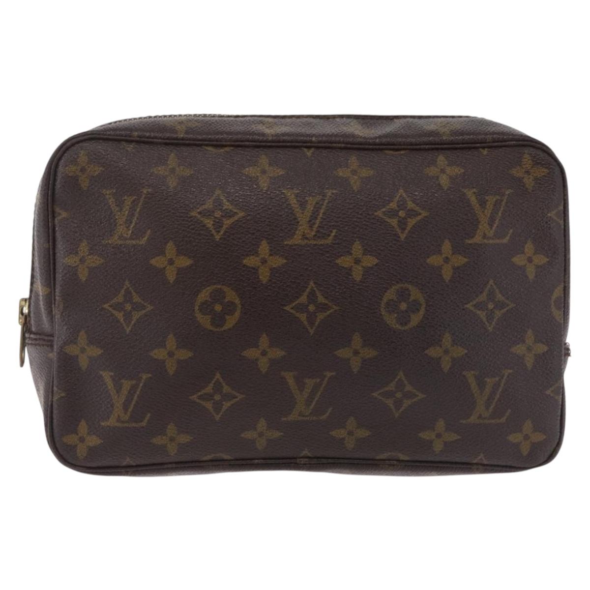 LOUIS VUITTON Monogram Trousse Toilette 23 Clutch Bag M47524 LV Auth 208270