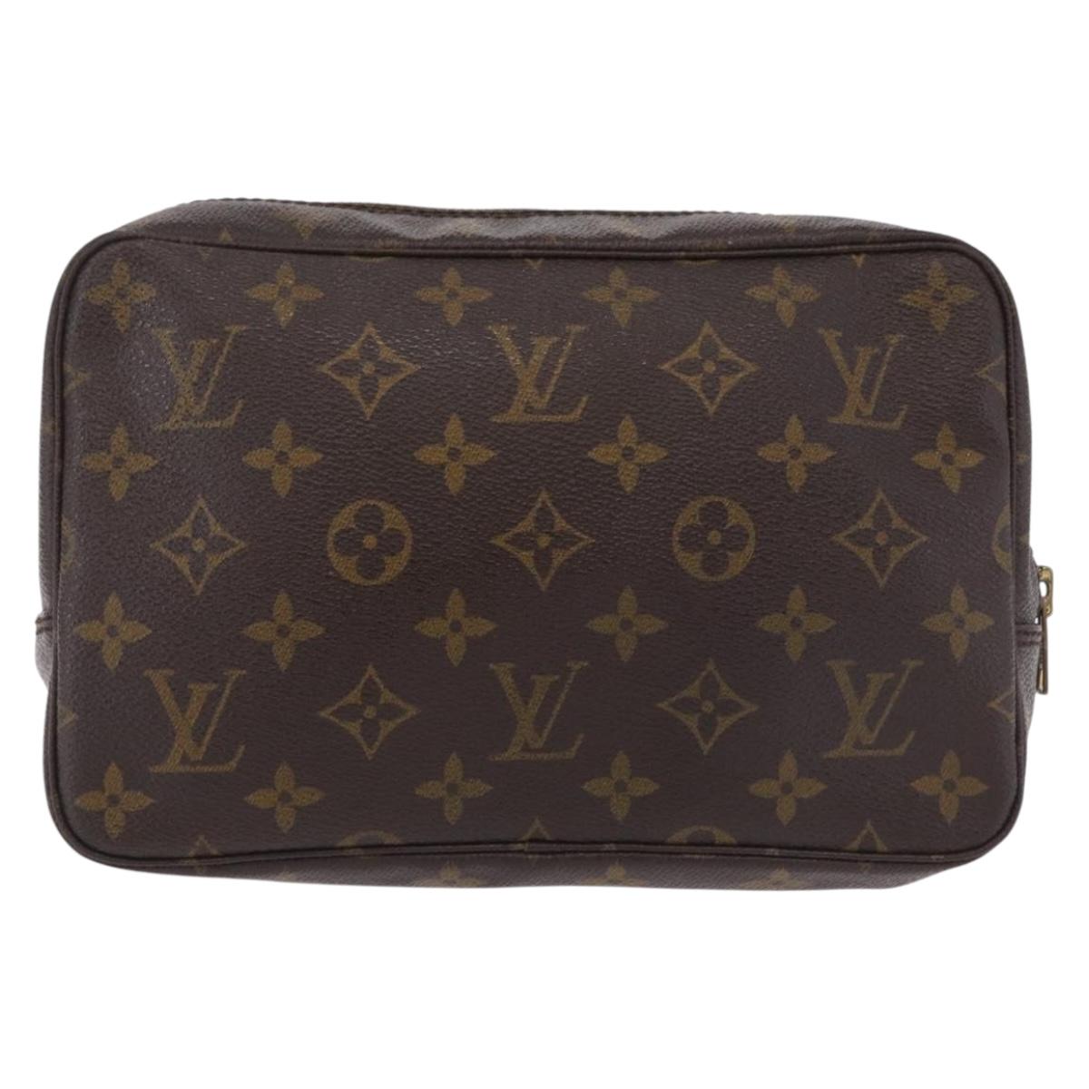 LOUIS VUITTON Monogram Trousse Toilette 23 Clutch Bag M47524 LV Auth 208270
