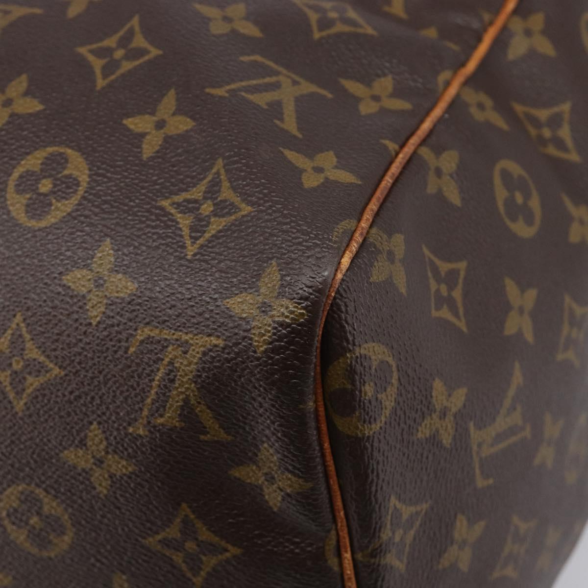 LOUIS VUITTON Monogram Sac Souple 45 Boston Bag M41624 LV Auth 208272