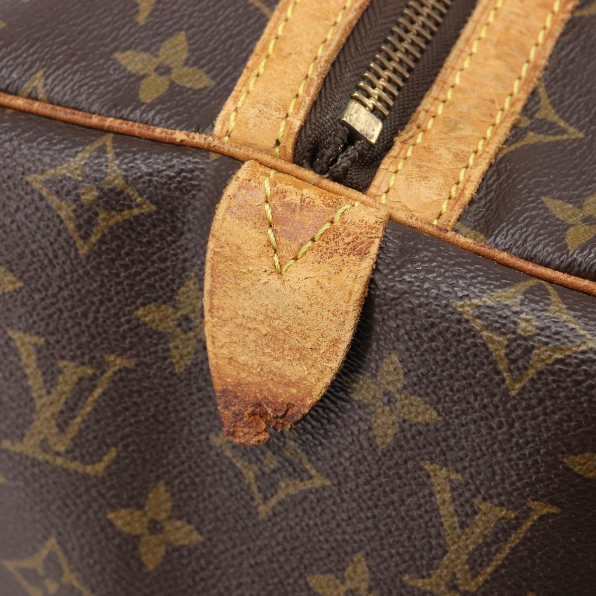 LOUIS VUITTON Monogram Sac Souple 45 Boston Bag M41624 LV Auth 208272