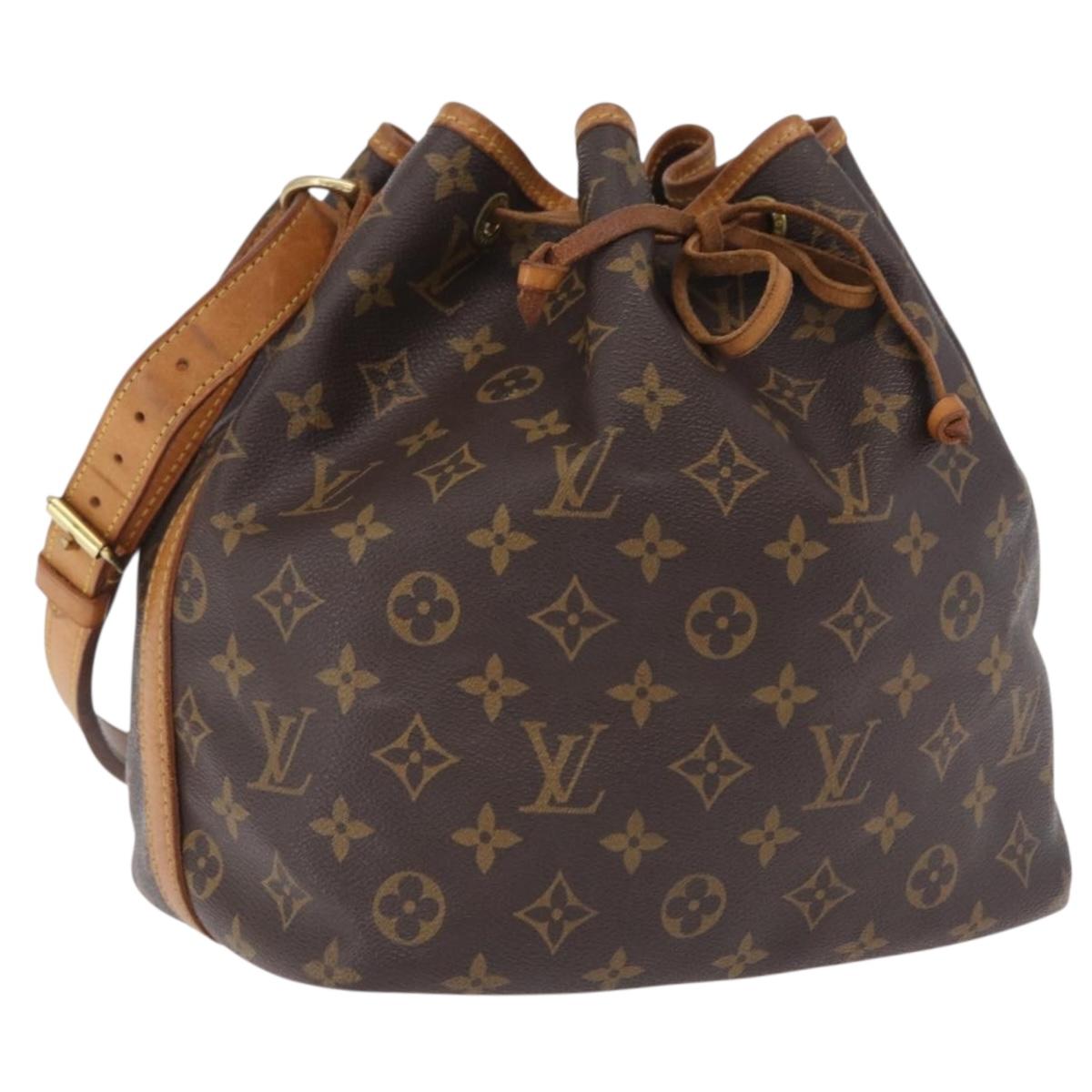 LOUIS VUITTON Monogram Petit Noe Shoulder Bag M42226 LV Auth 208273A
