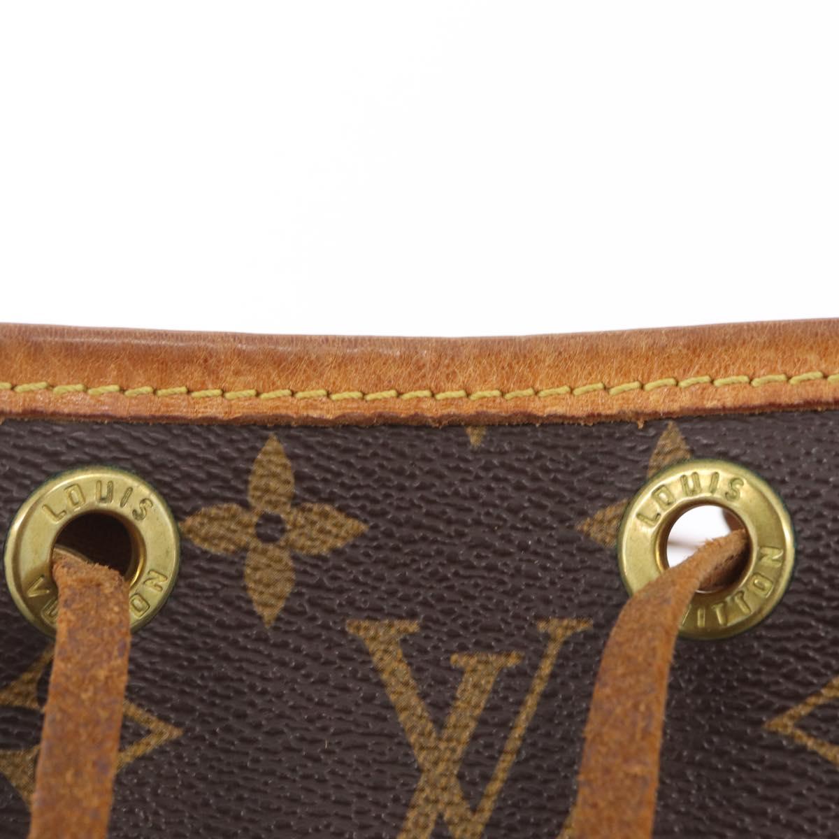 LOUIS VUITTON Monogram Petit Noe Shoulder Bag M42226 LV Auth 208273A