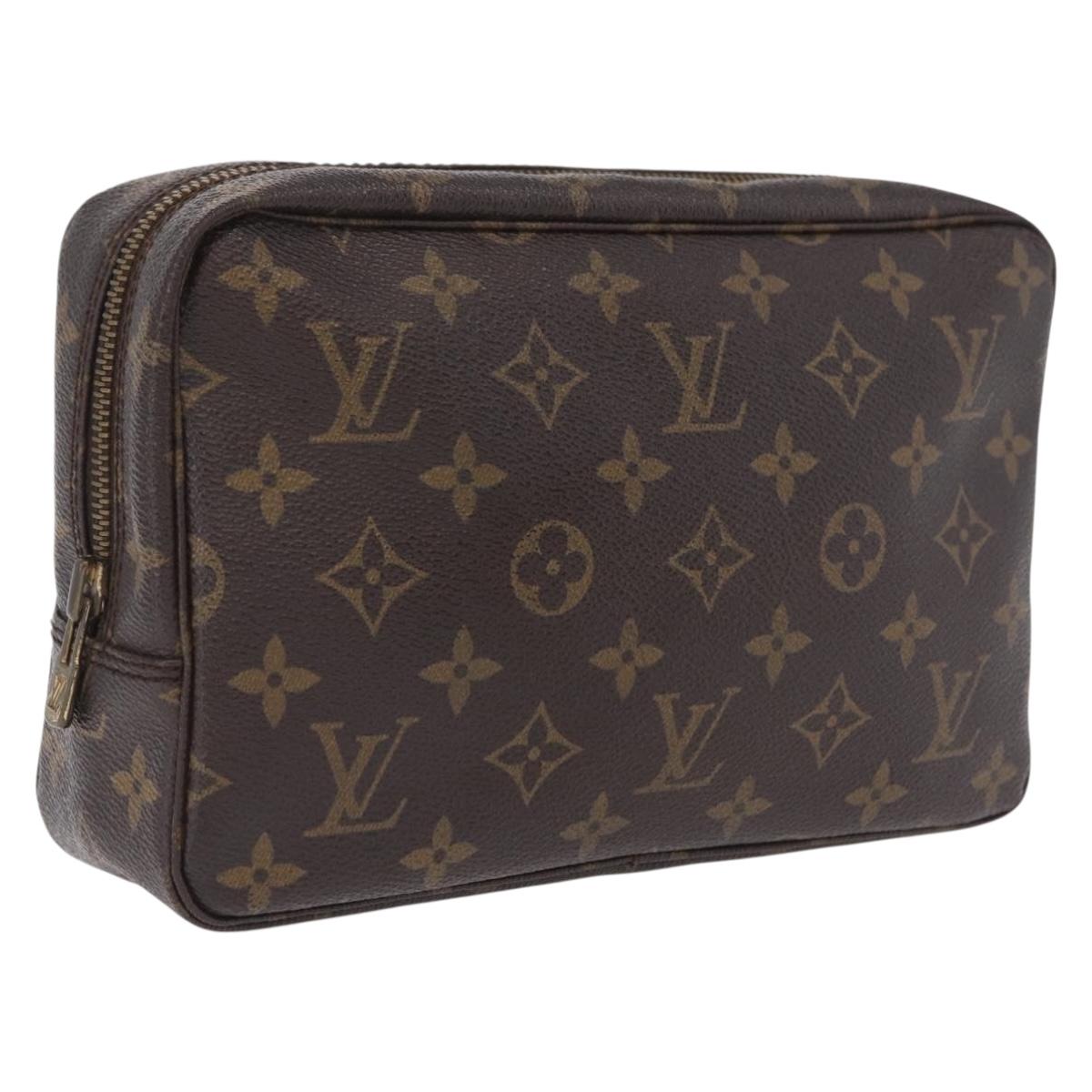 LOUIS VUITTON Monogram Trousse Toilette 23 Clutch Bag M47524 LV Auth 208274