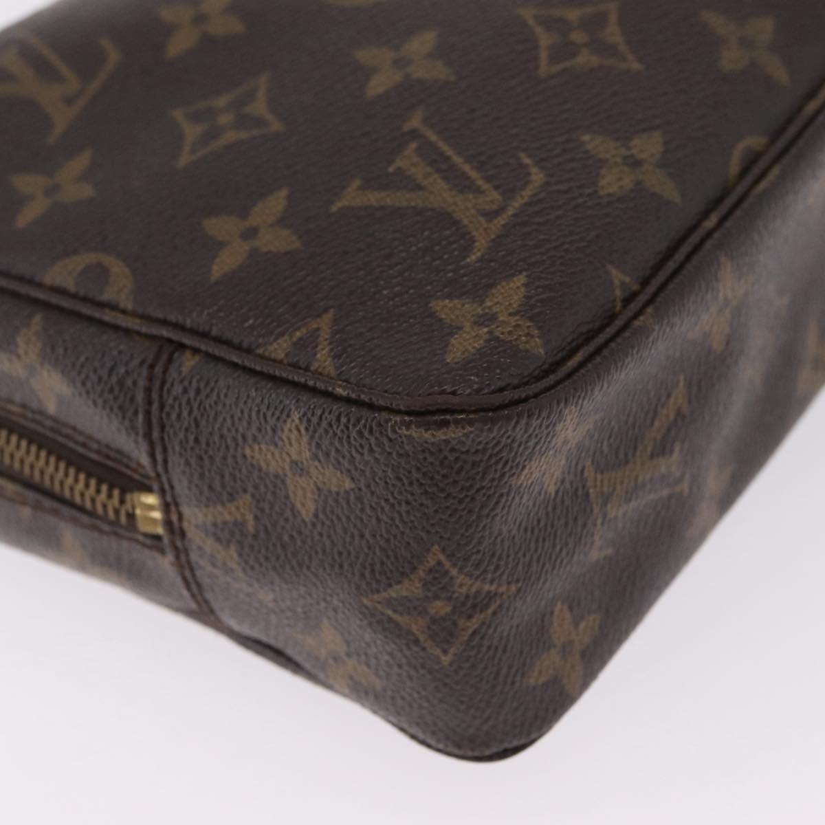 LOUIS VUITTON Monogram Trousse Toilette 23 Clutch Bag M47524 LV Auth 208274