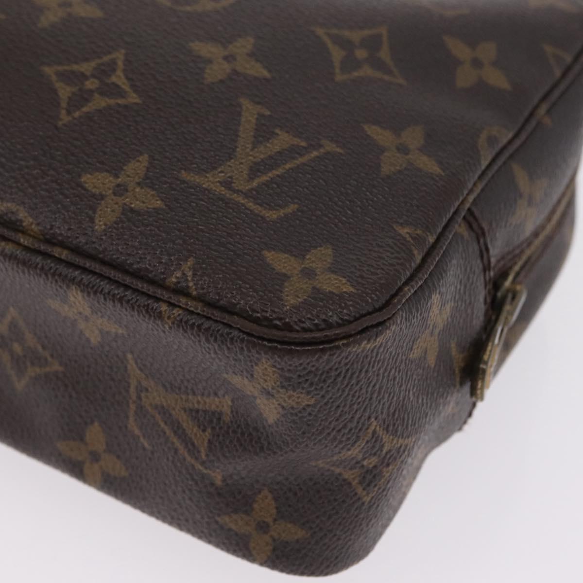 LOUIS VUITTON Monogram Trousse Toilette 23 Clutch Bag M47524 LV Auth 208274