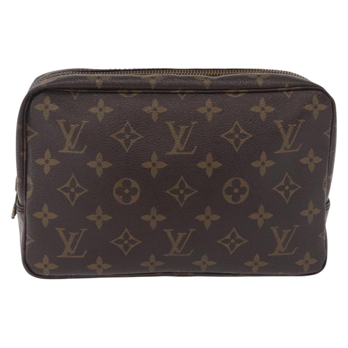 LOUIS VUITTON Monogram Trousse Toilette 23 Clutch Bag M47524 LV Auth 208274