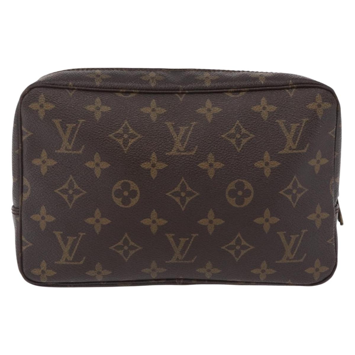 LOUIS VUITTON Monogram Trousse Toilette 23 Clutch Bag M47524 LV Auth 208274