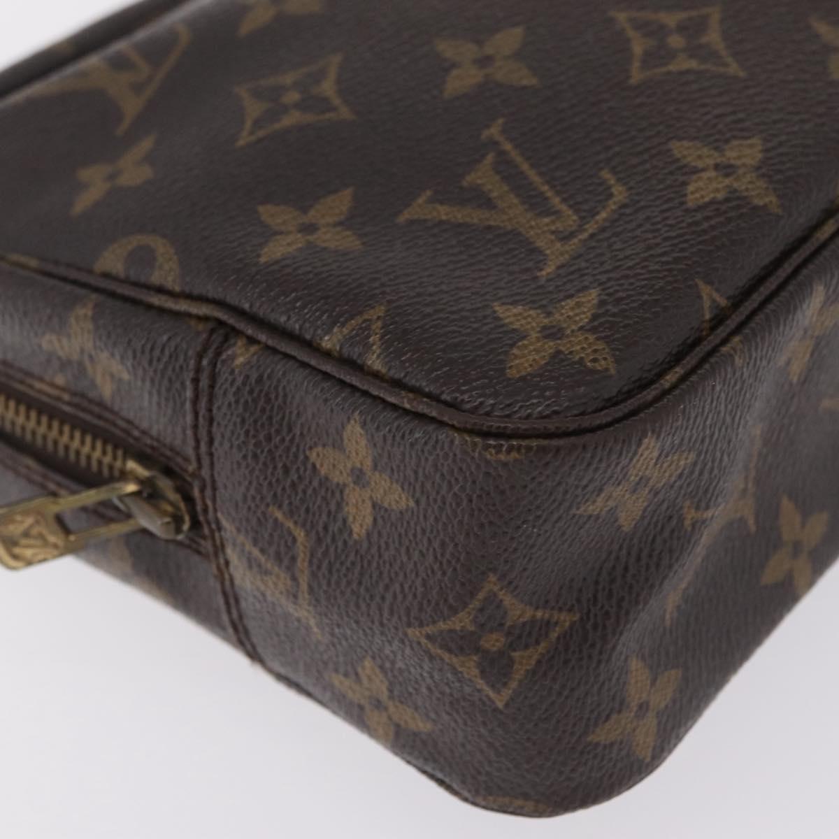 LOUIS VUITTON Monogram Trousse Toilette 23 Clutch Bag M47524 LV Auth 208274