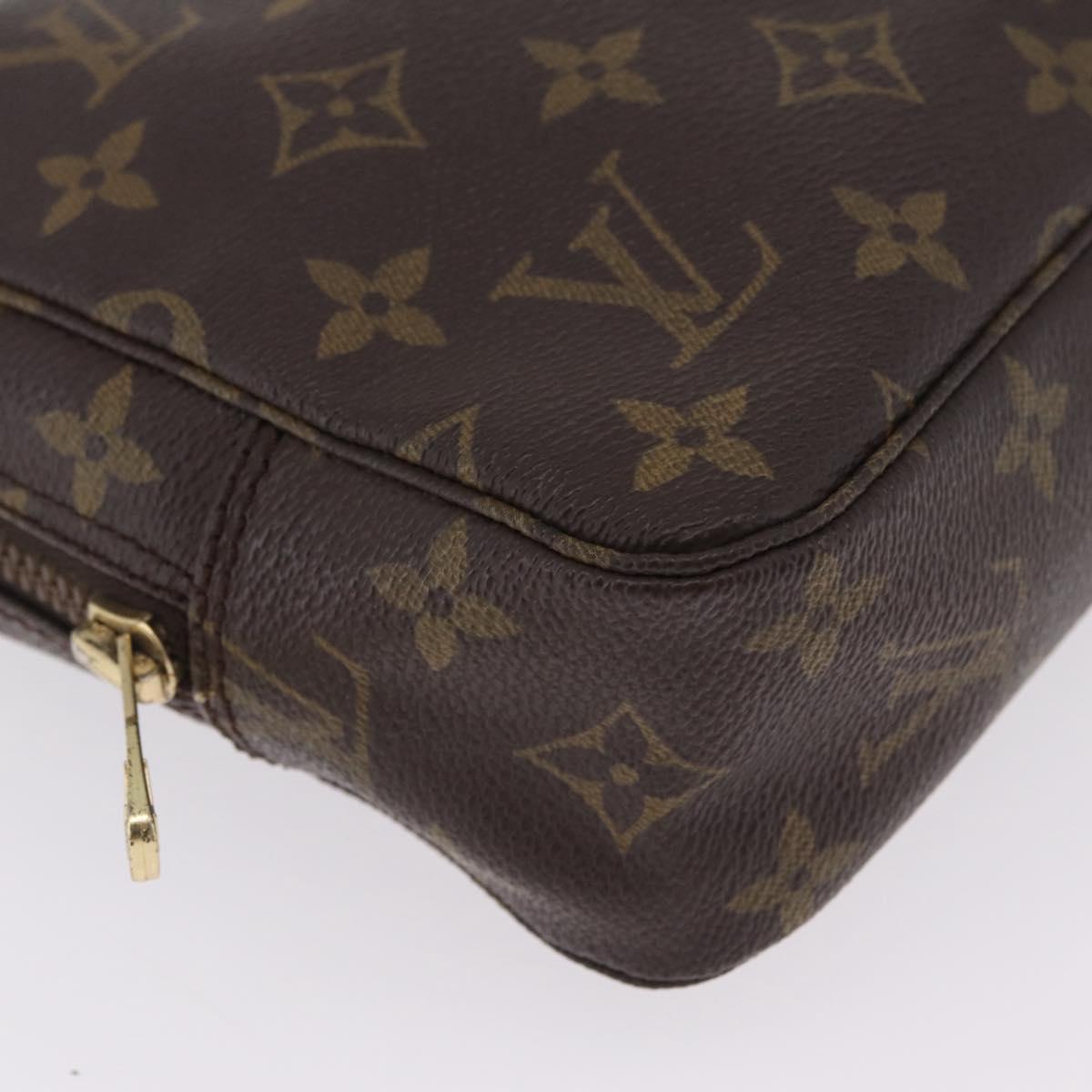 LOUIS VUITTON Monogram Trousse Toilette 23 Clutch Bag M47524 LV Auth 208275