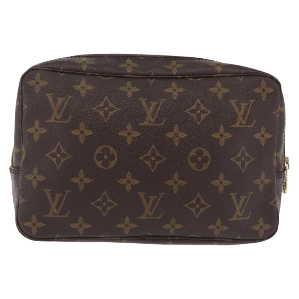 LOUIS VUITTON Monogram Trousse Toilette 23 Clutch Bag M47524 LV Auth 208275