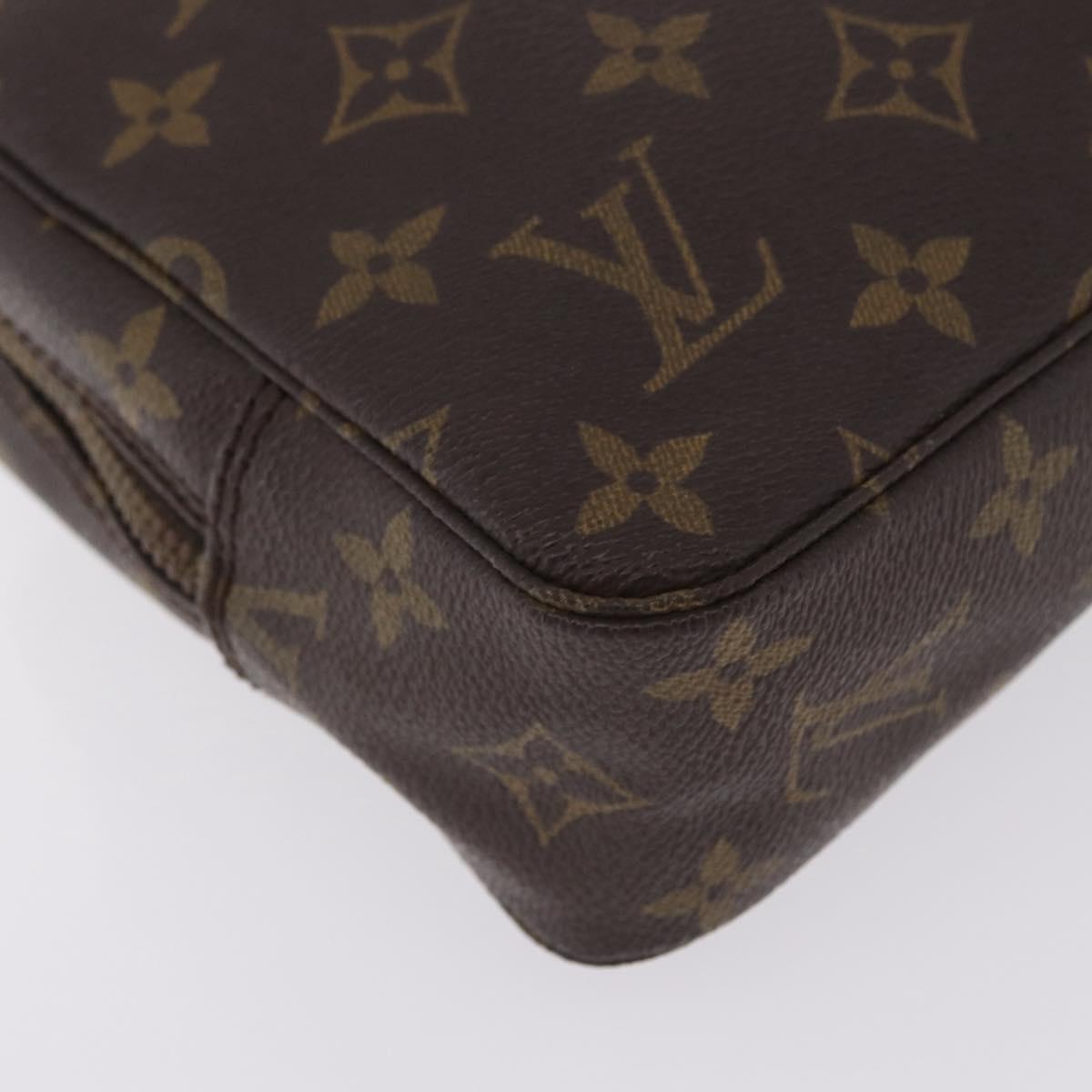 LOUIS VUITTON Monogram Trousse Toilette 23 Clutch Bag M47524 LV Auth 208275
