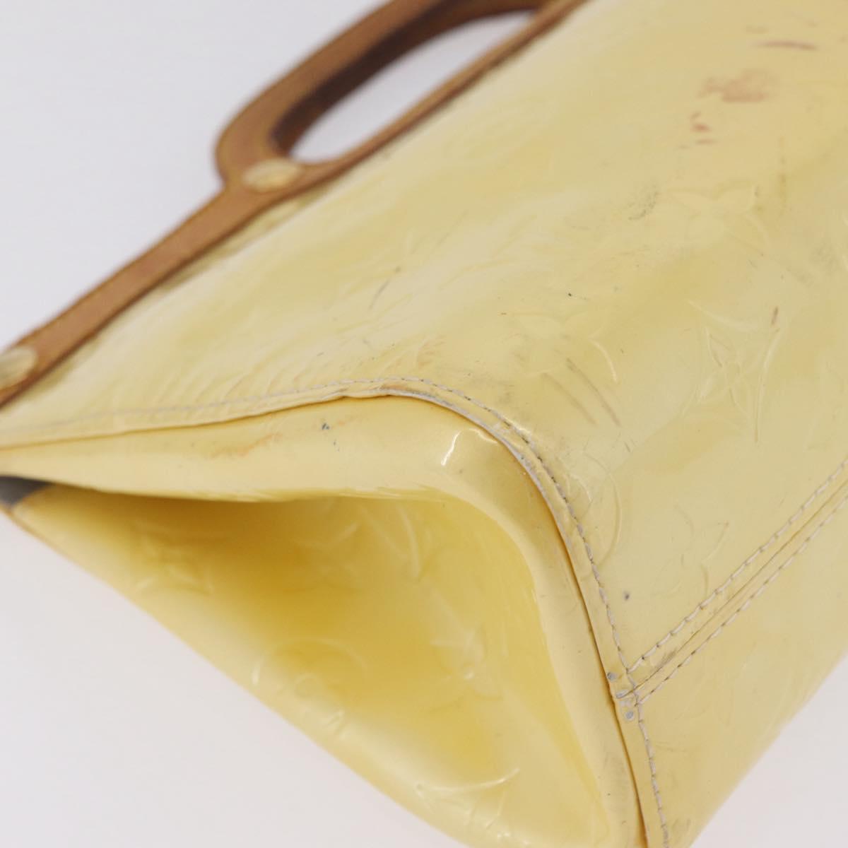 LOUIS VUITTON Monogram Vernis Roxbury Drive Bag 2way Perle M91374 LV Auth 208289