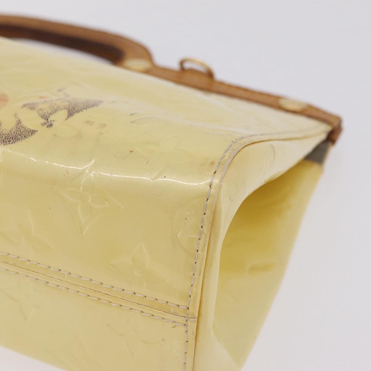 LOUIS VUITTON Monogram Vernis Roxbury Drive Bag 2way Perle M91374 LV Auth 208289