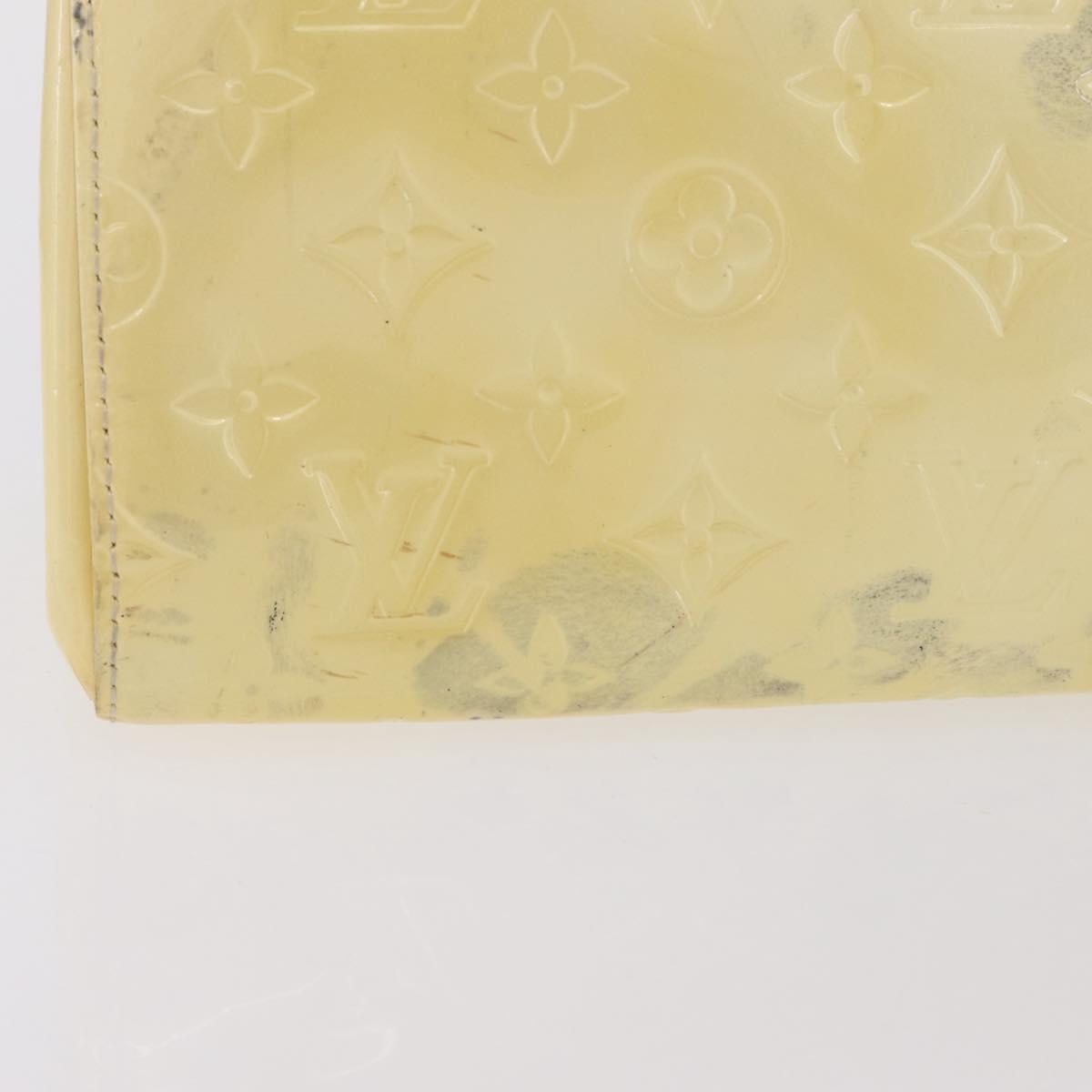 LOUIS VUITTON Monogram Vernis Roxbury Drive Bag 2way Perle M91374 LV Auth 208289