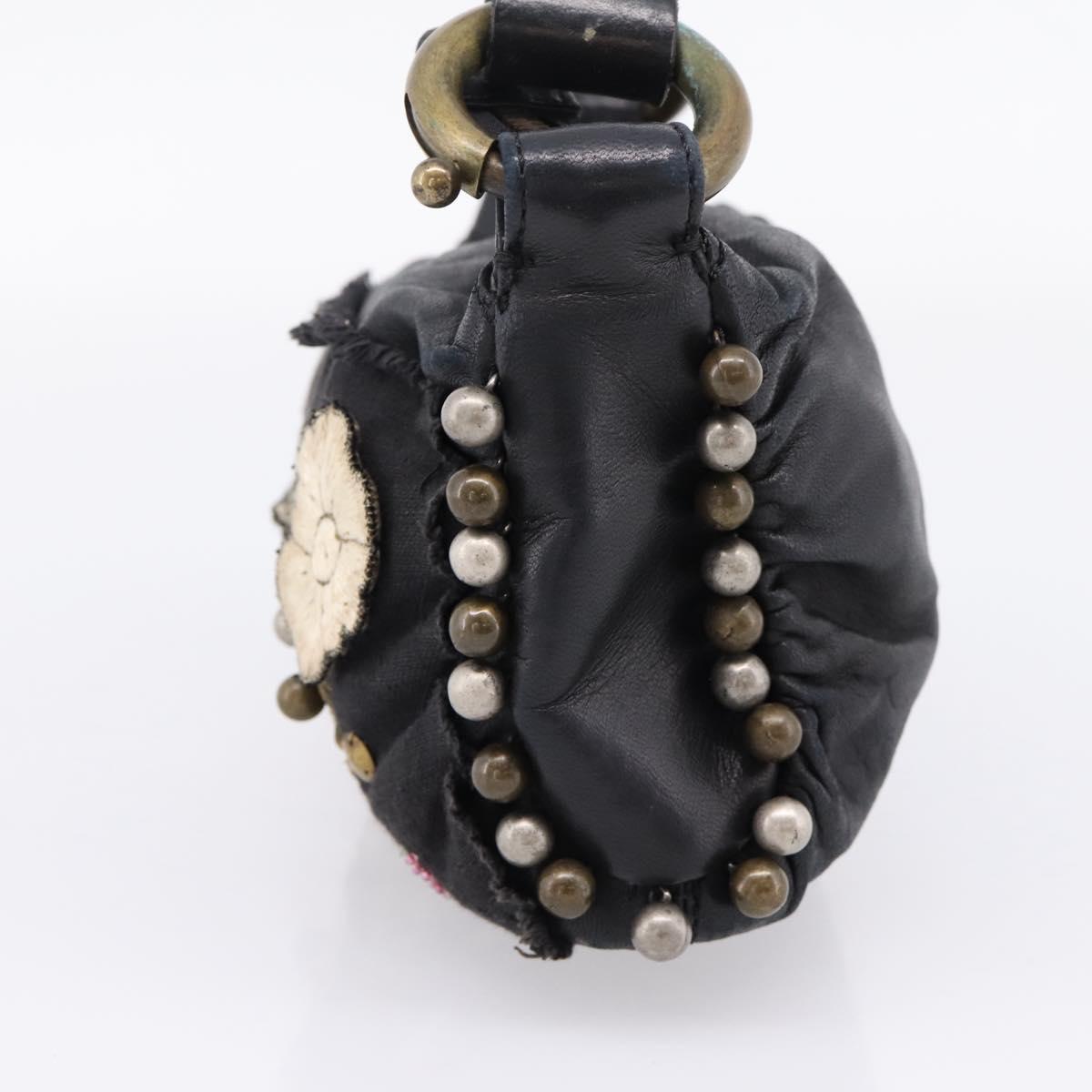 Chloe Hand Bag Leather Black Auth 208310M