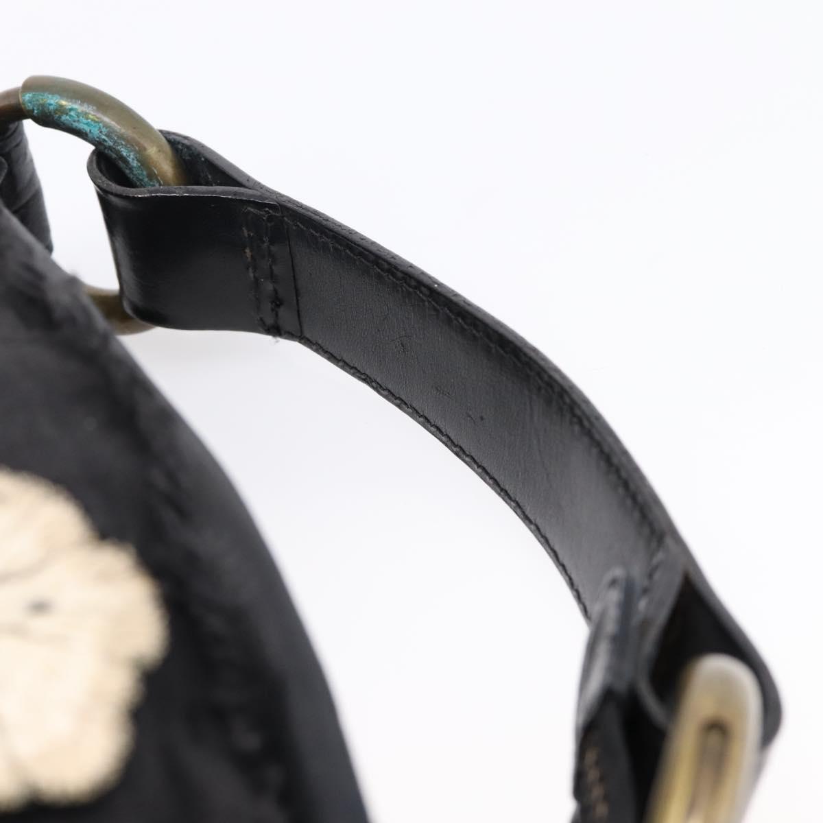 Chloe Hand Bag Leather Black Auth 208310M