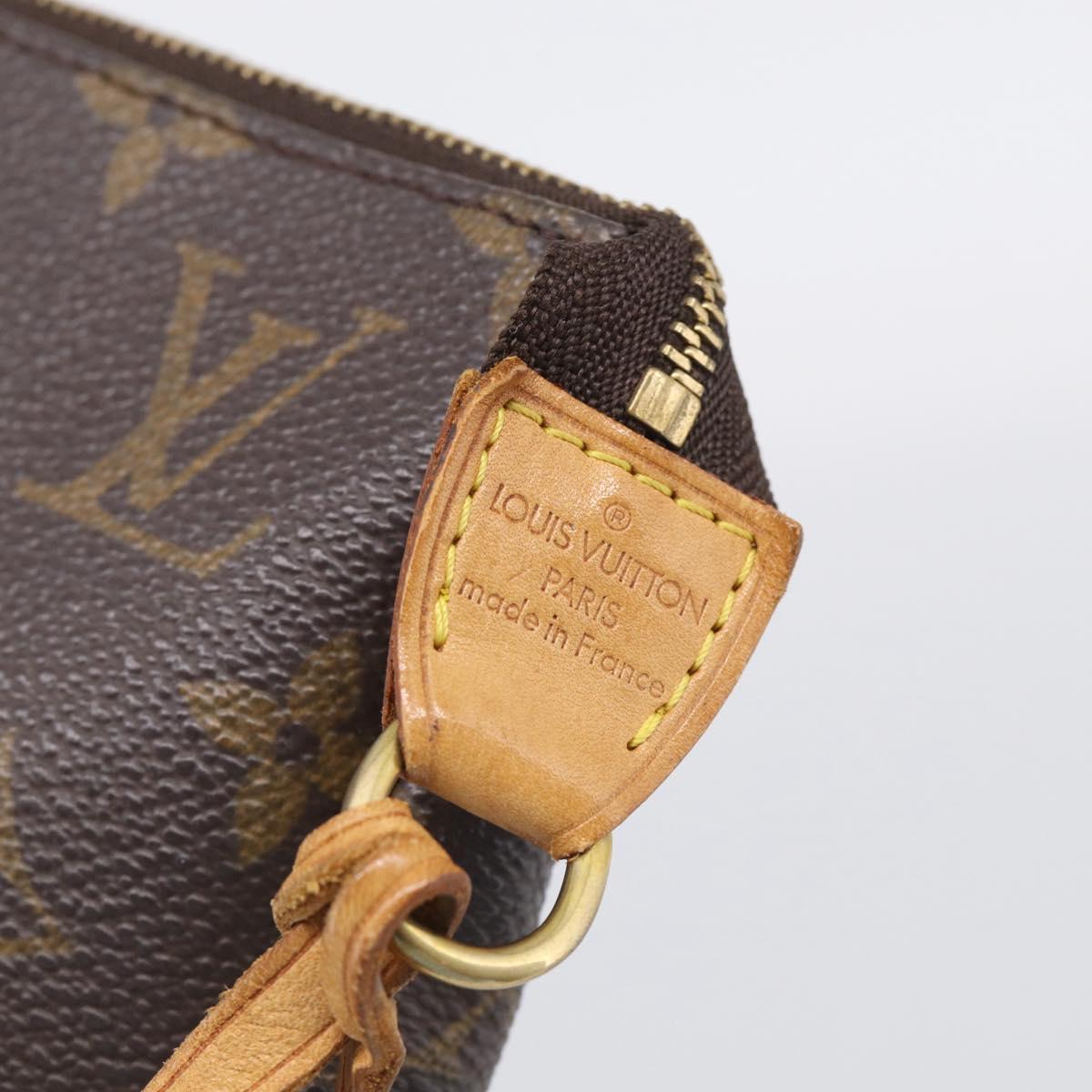 LOUIS VUITTON Monogram Pochette Accessoires Pouch M51980 LV Auth 208317