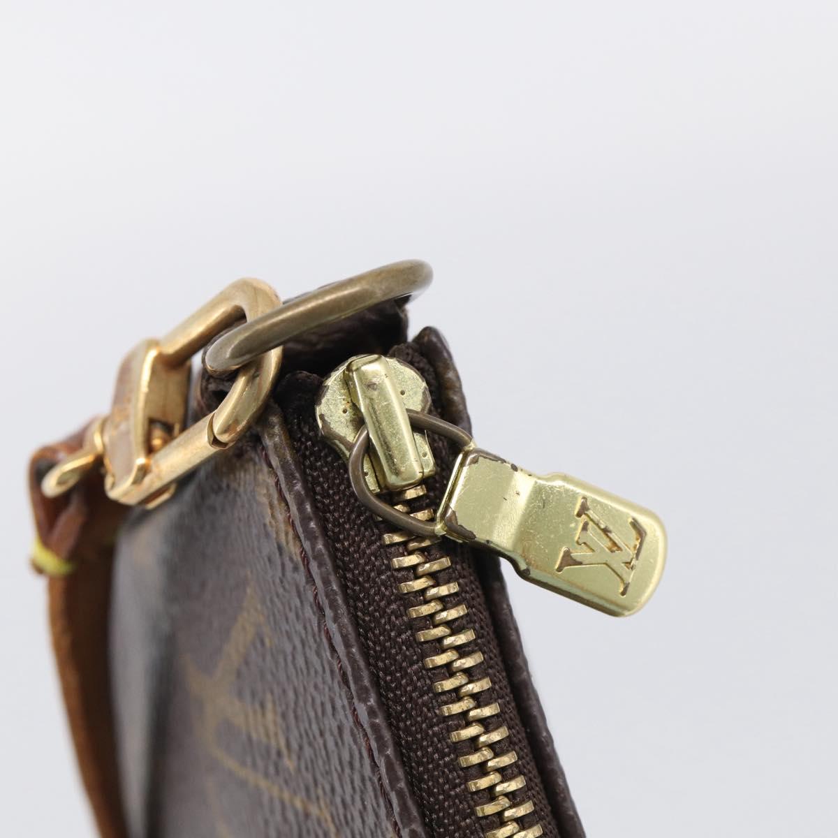 LOUIS VUITTON Monogram Pochette Accessoires Pouch M51980 LV Auth 208317