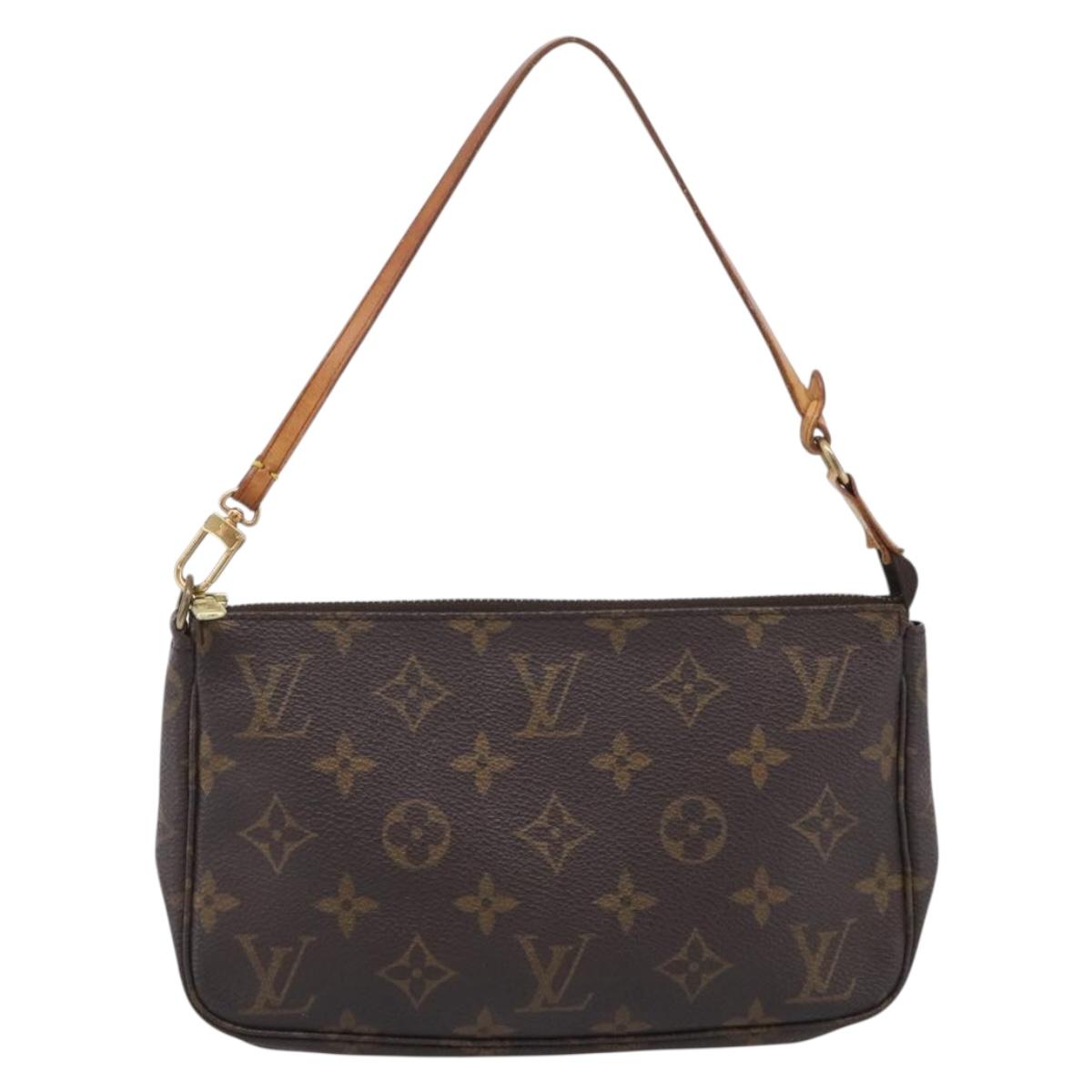 LOUIS VUITTON Monogram Pochette Accessoires Pouch M51980 LV Auth 208317
