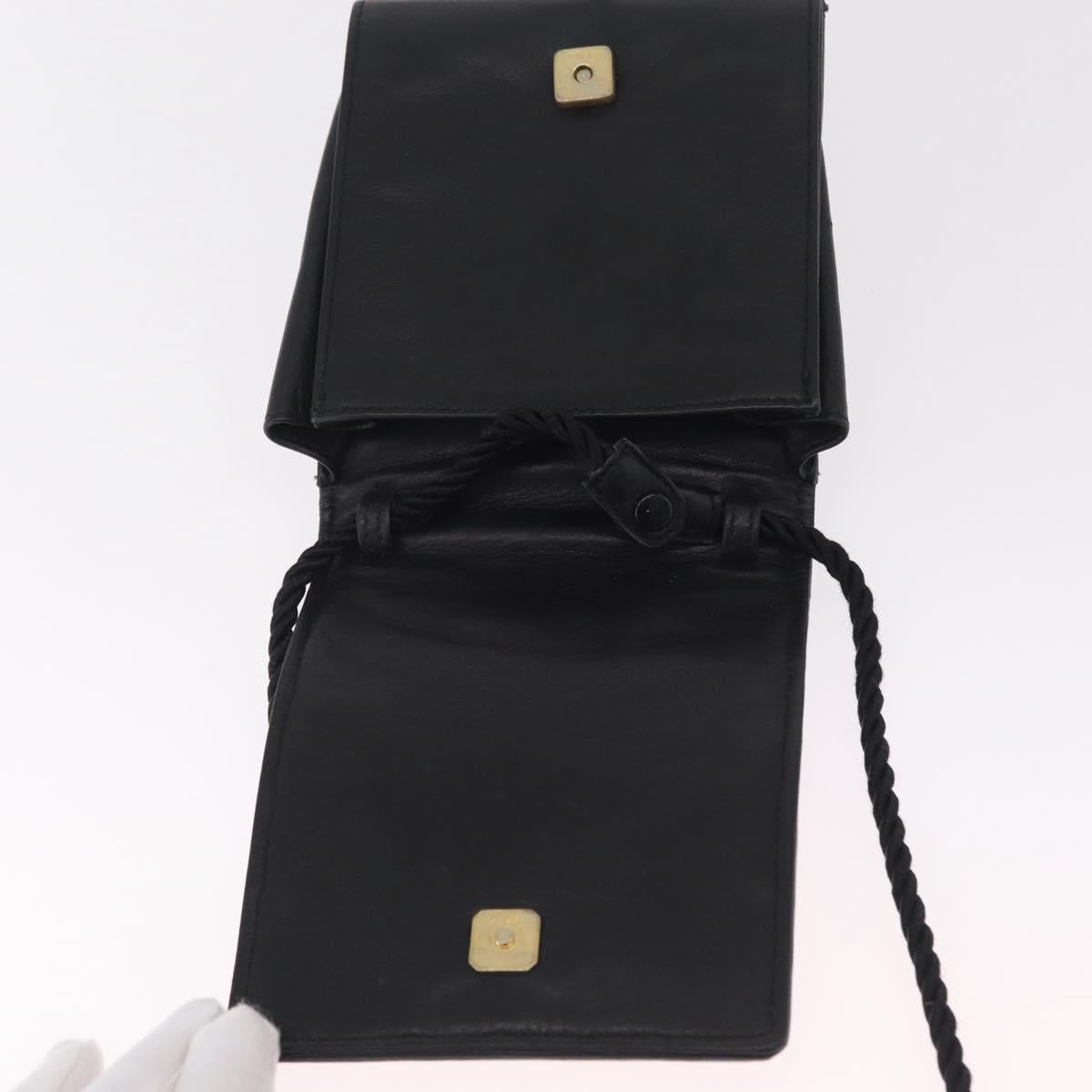 FENDI Shoulder Bag Leather Multicolor Auth 208320A