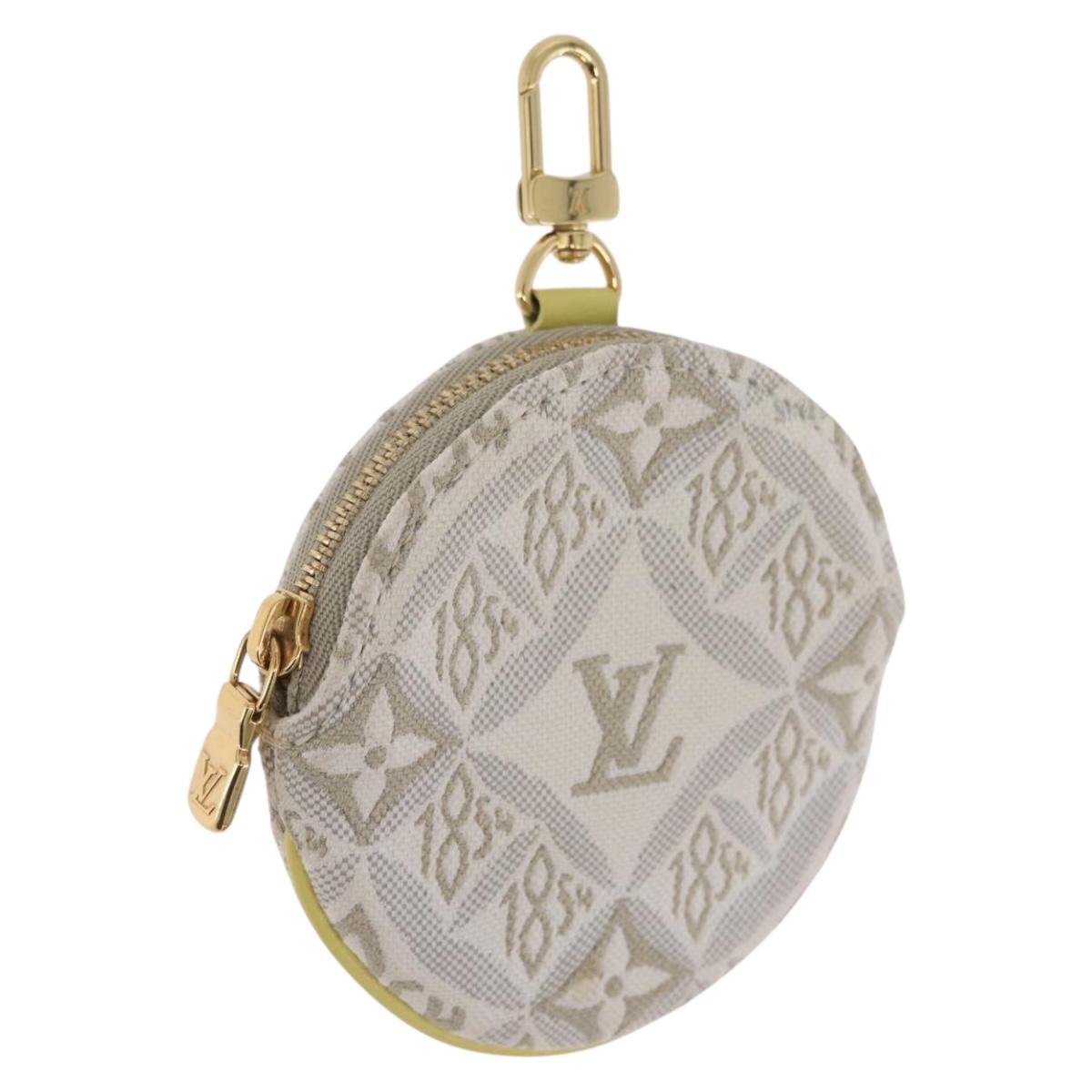 LOUIS VUITTON Pre Owned 1854 print Porte Monnaie Round M81173 LV Auth 208321A