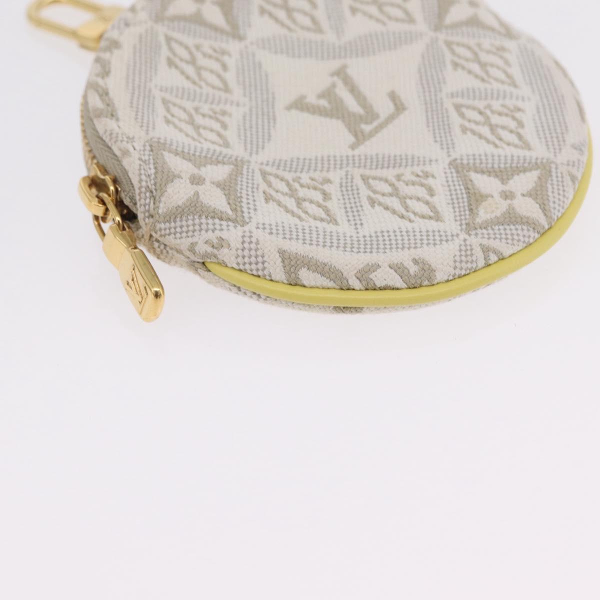 LOUIS VUITTON Pre Owned 1854 print Porte Monnaie Round M81173 LV Auth 208321A