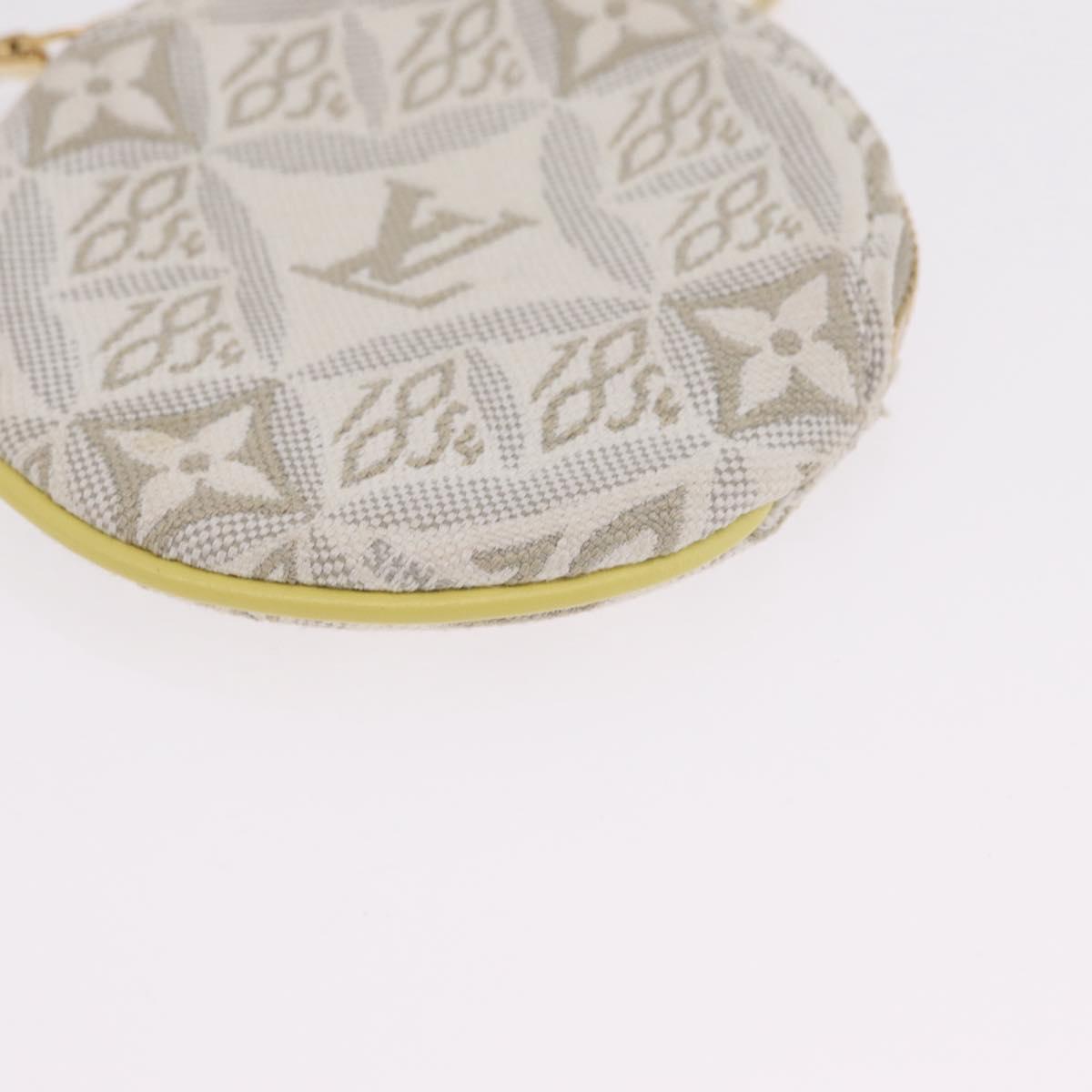LOUIS VUITTON Pre Owned 1854 print Porte Monnaie Round M81173 LV Auth 208321A