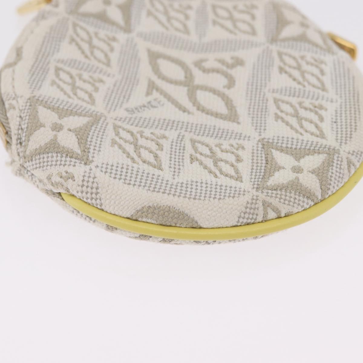 LOUIS VUITTON Pre Owned 1854 print Porte Monnaie Round M81173 LV Auth 208321A