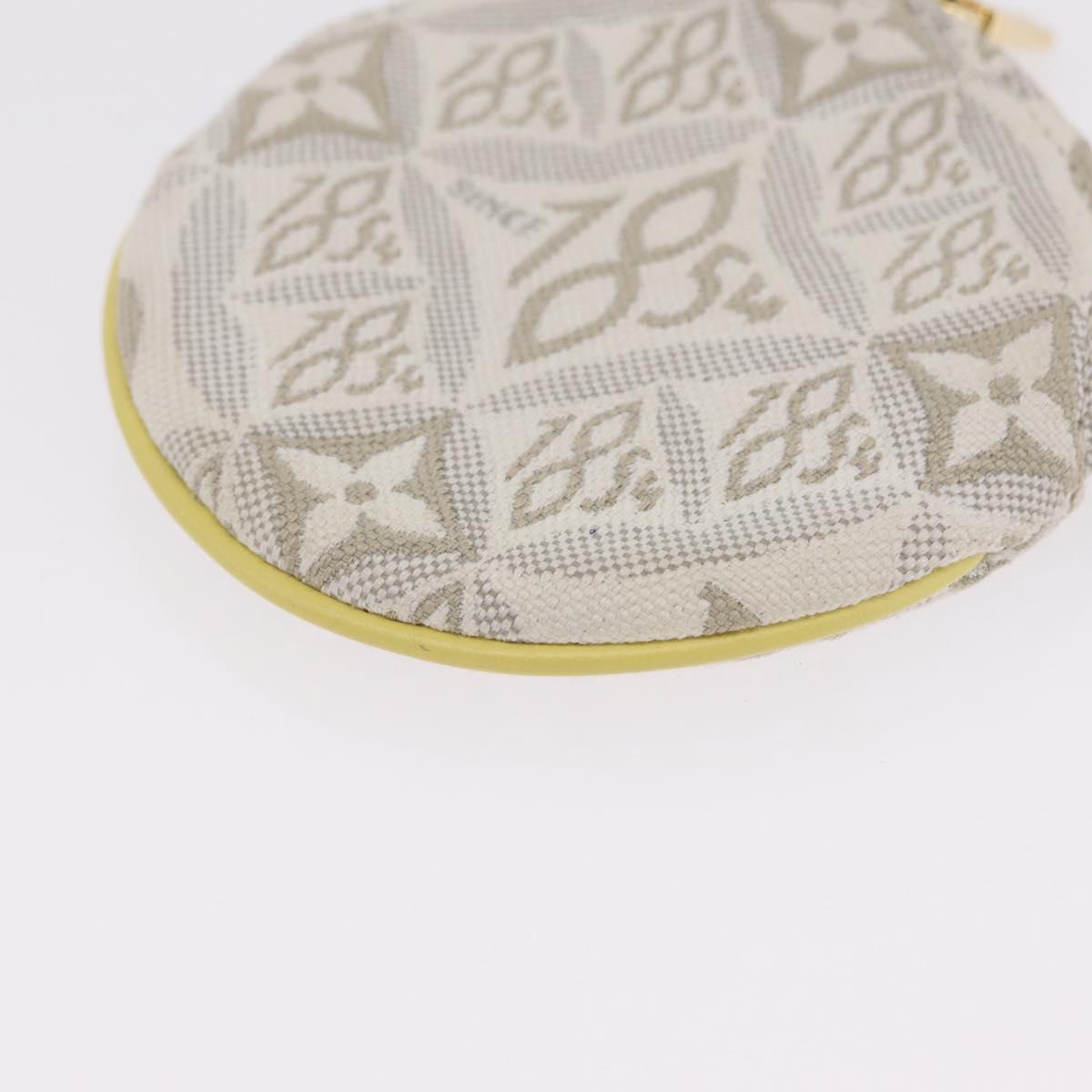 LOUIS VUITTON Pre Owned 1854 print Porte Monnaie Round M81173 LV Auth 208321A